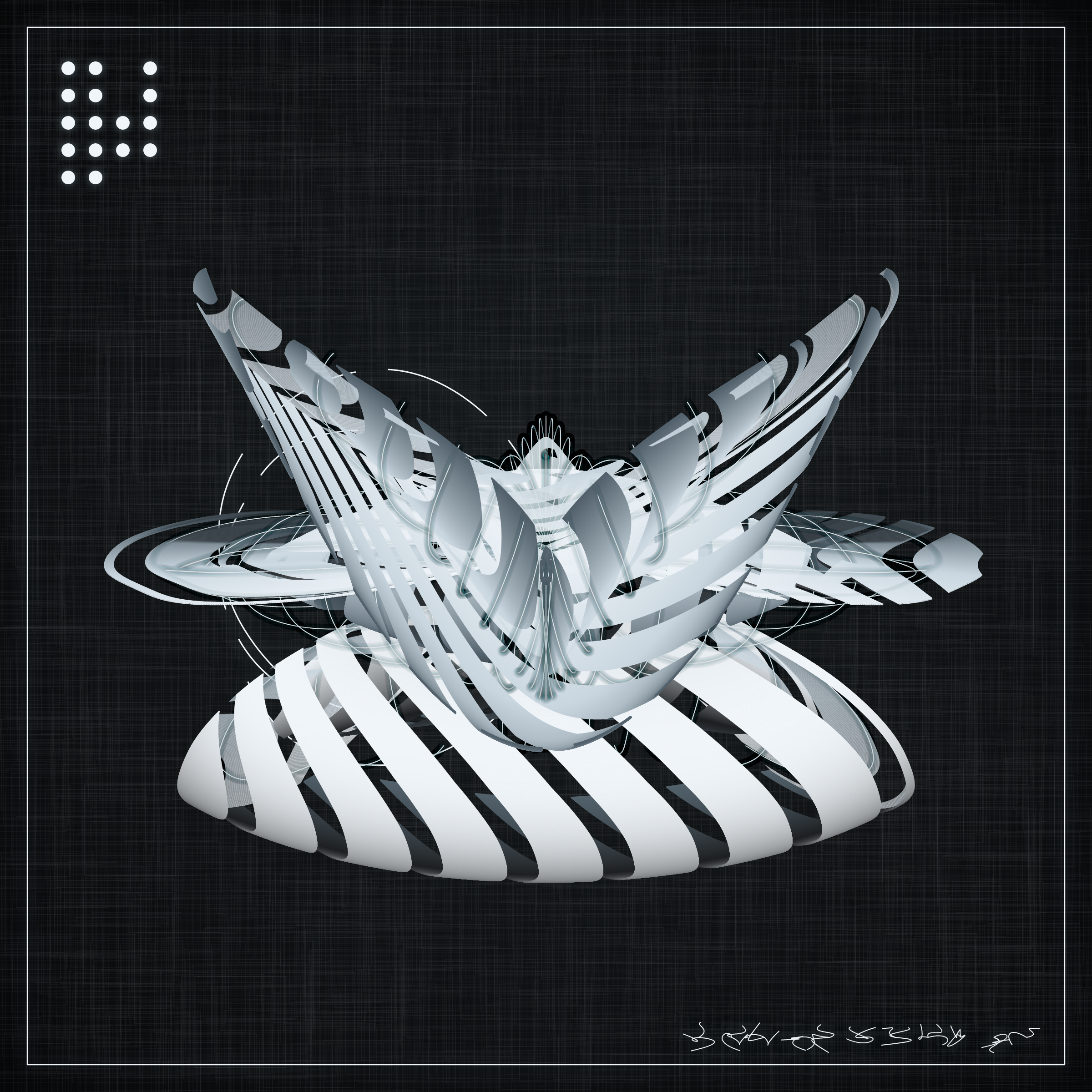 Art Blocks - Art Blocks v2 - Alien Insects #952 - NFT # 137000952