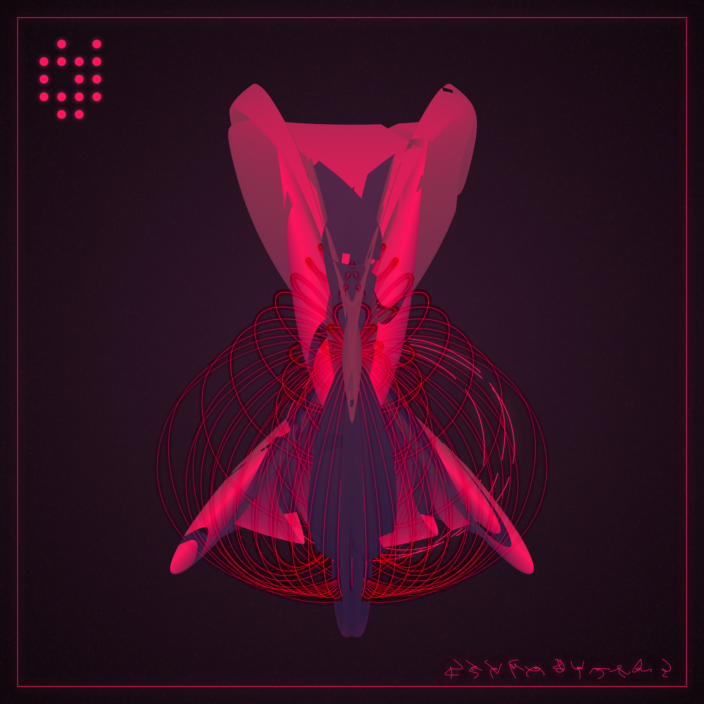 Art Blocks - Art Blocks v2 - Alien Insects #953 - NFT # 137000953