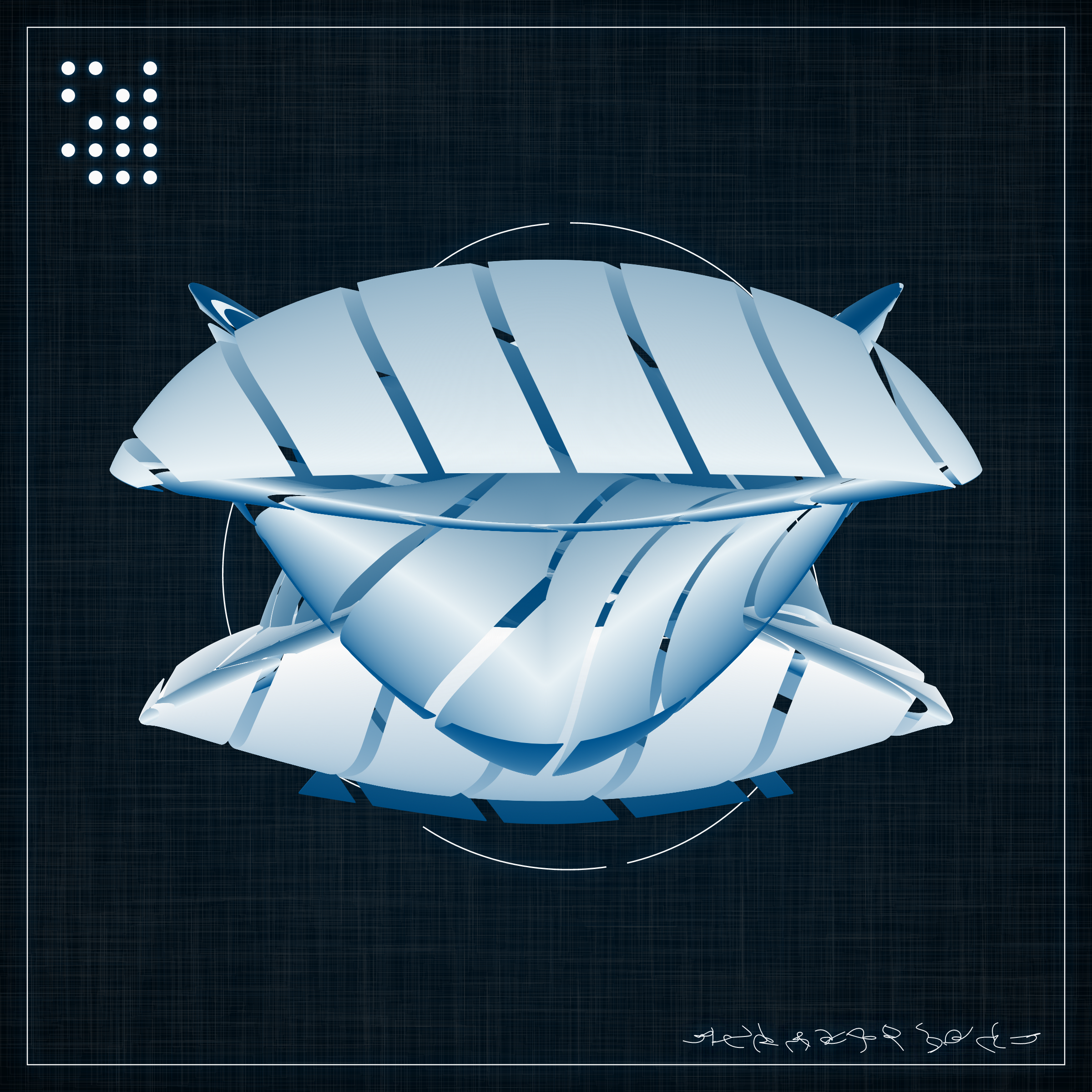 Art Blocks - Art Blocks v2 - Alien Insects #954 - NFT # 137000954