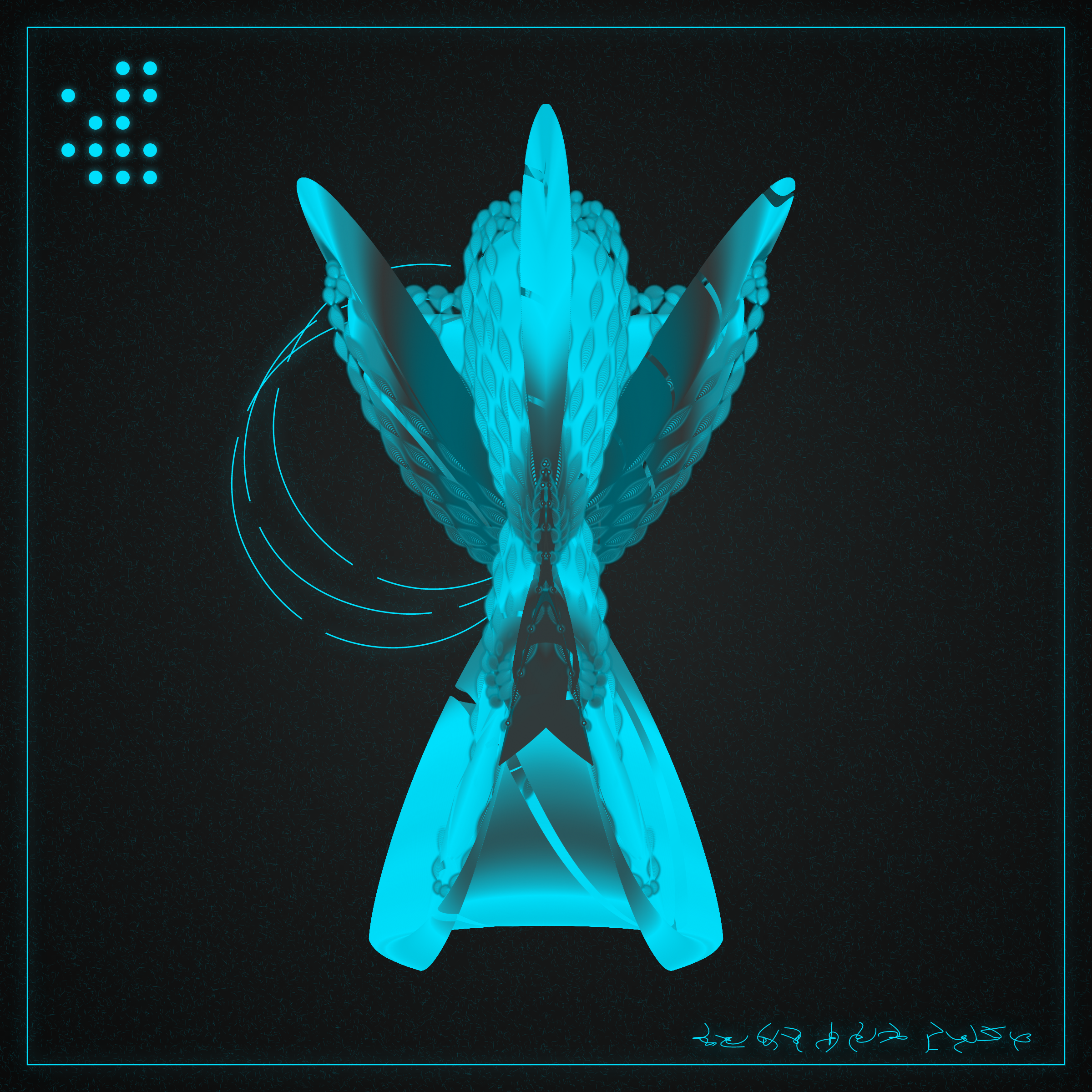 Art Blocks - Art Blocks v2 - Alien Insects #956 - NFT # 137000956