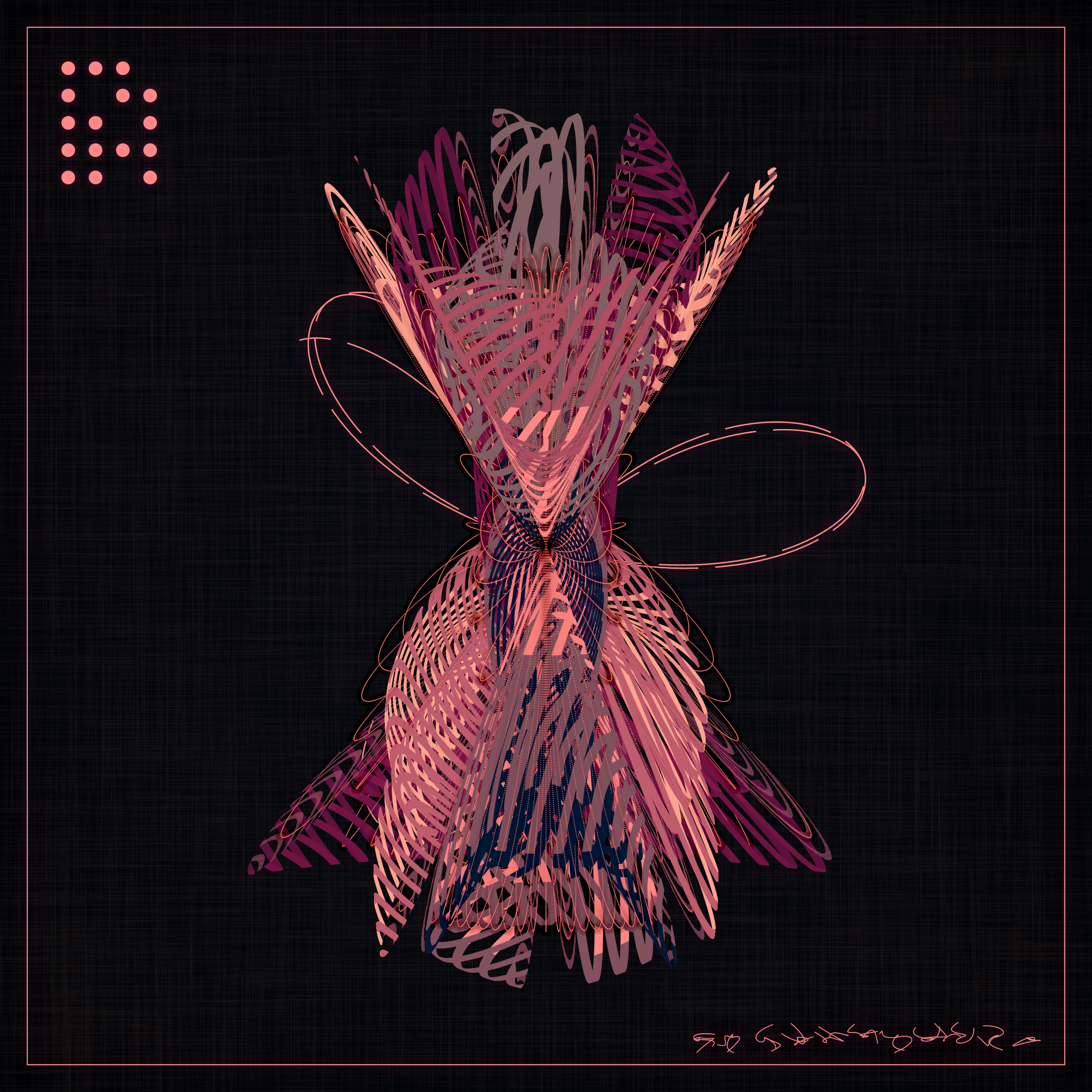 Art Blocks - Art Blocks v2 - Alien Insects #957 - NFT # 137000957