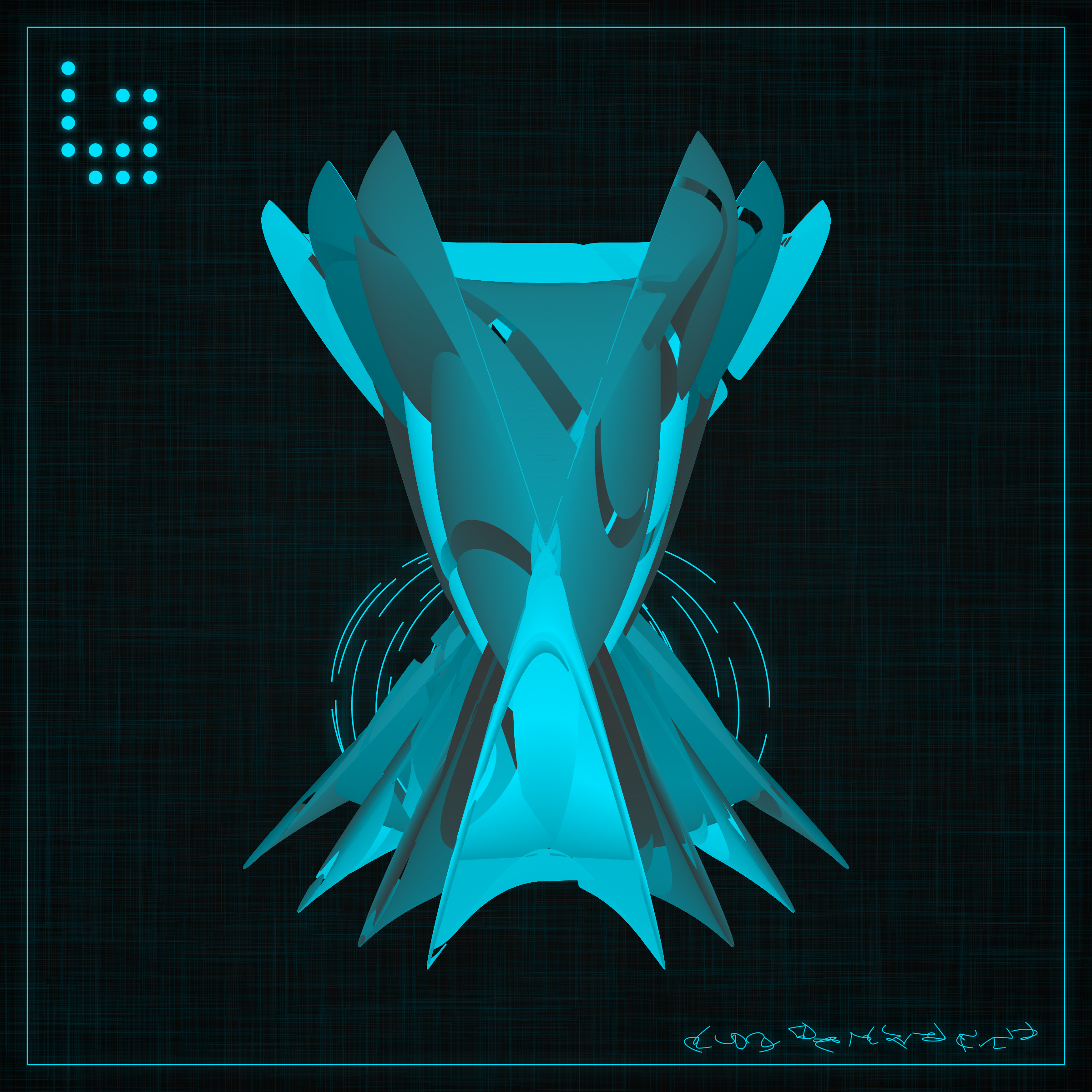 Art Blocks - Art Blocks v2 - Alien Insects #962 - NFT # 137000962