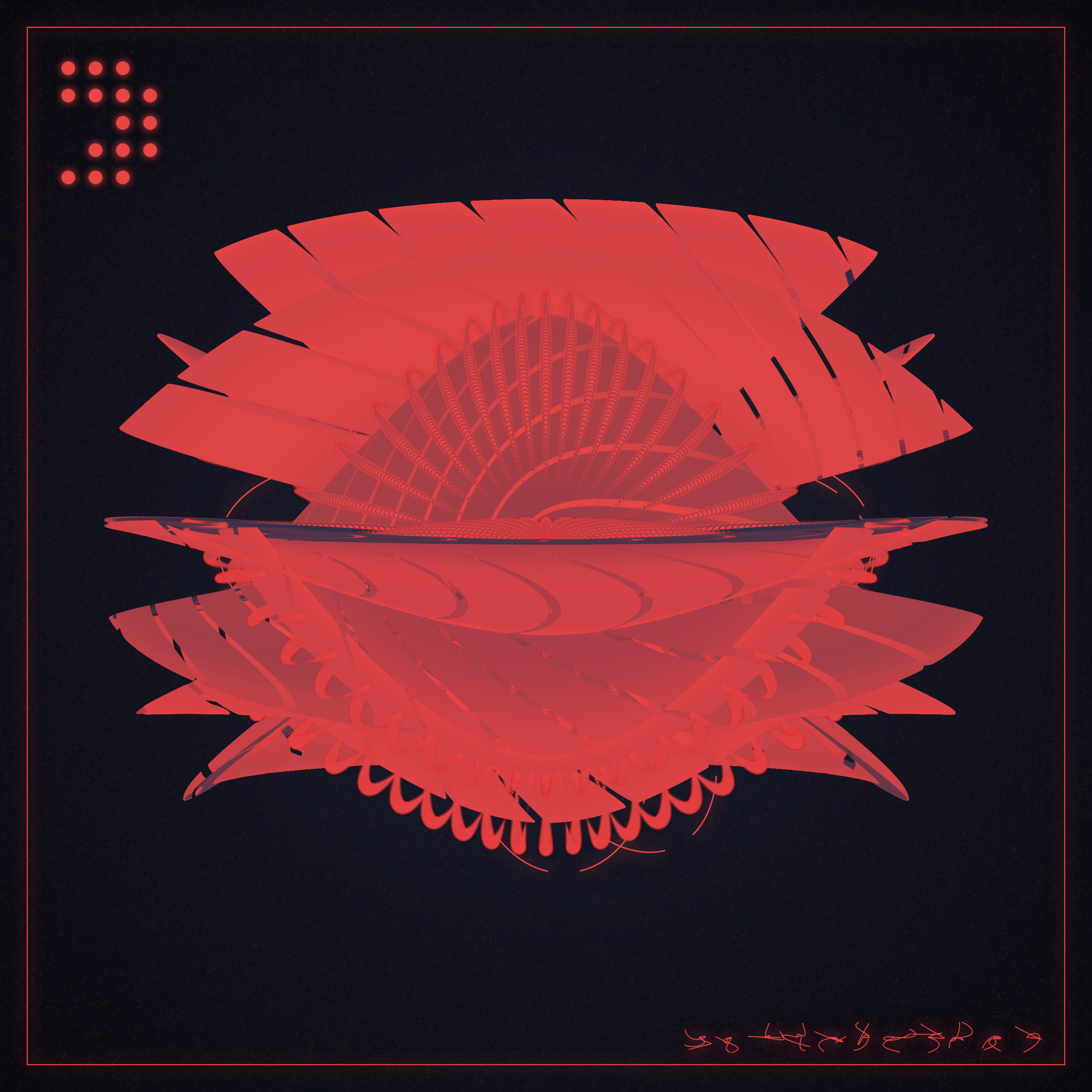 Art Blocks - Art Blocks v2 - Alien Insects #964 - NFT # 137000964