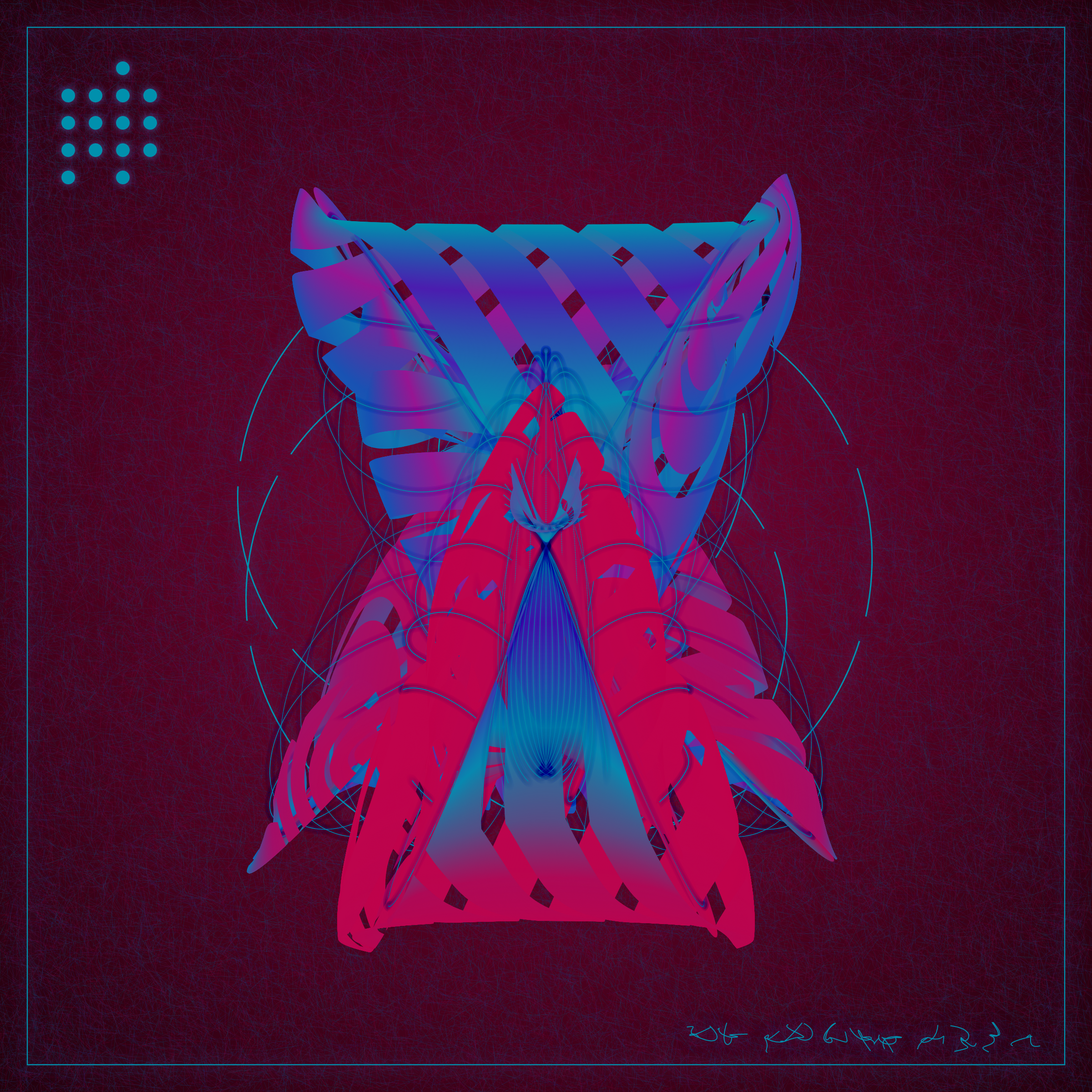 Art Blocks - Art Blocks v2 - Alien Insects #968 - NFT # 137000968