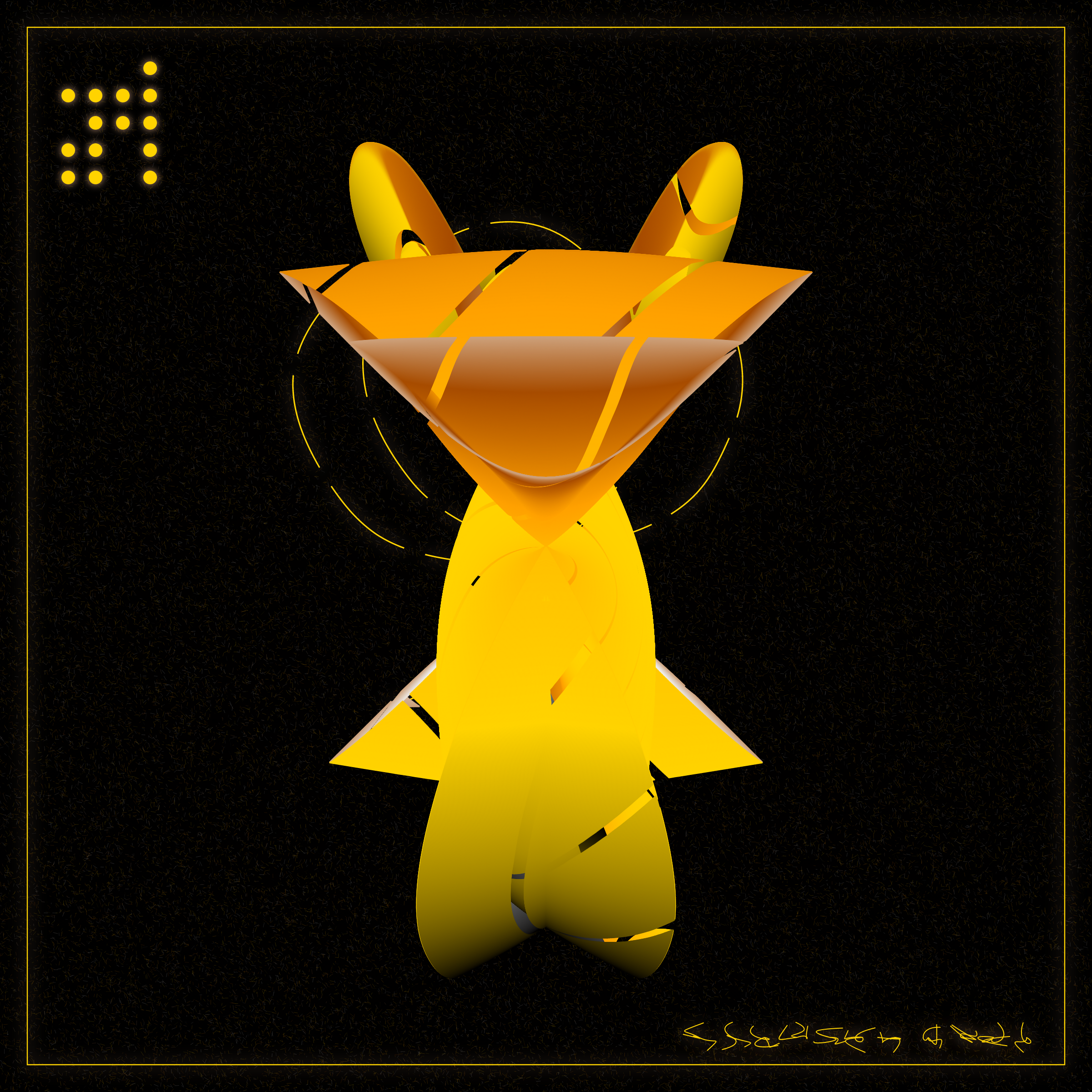 Art Blocks - Art Blocks v2 - Alien Insects #969 - NFT # 137000969