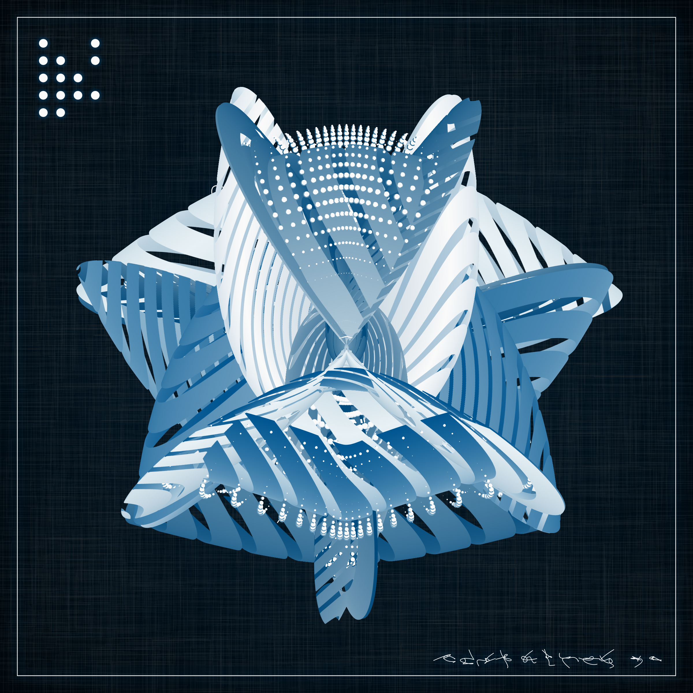 Art Blocks - Art Blocks v2 - Alien Insects #971 - NFT # 137000971