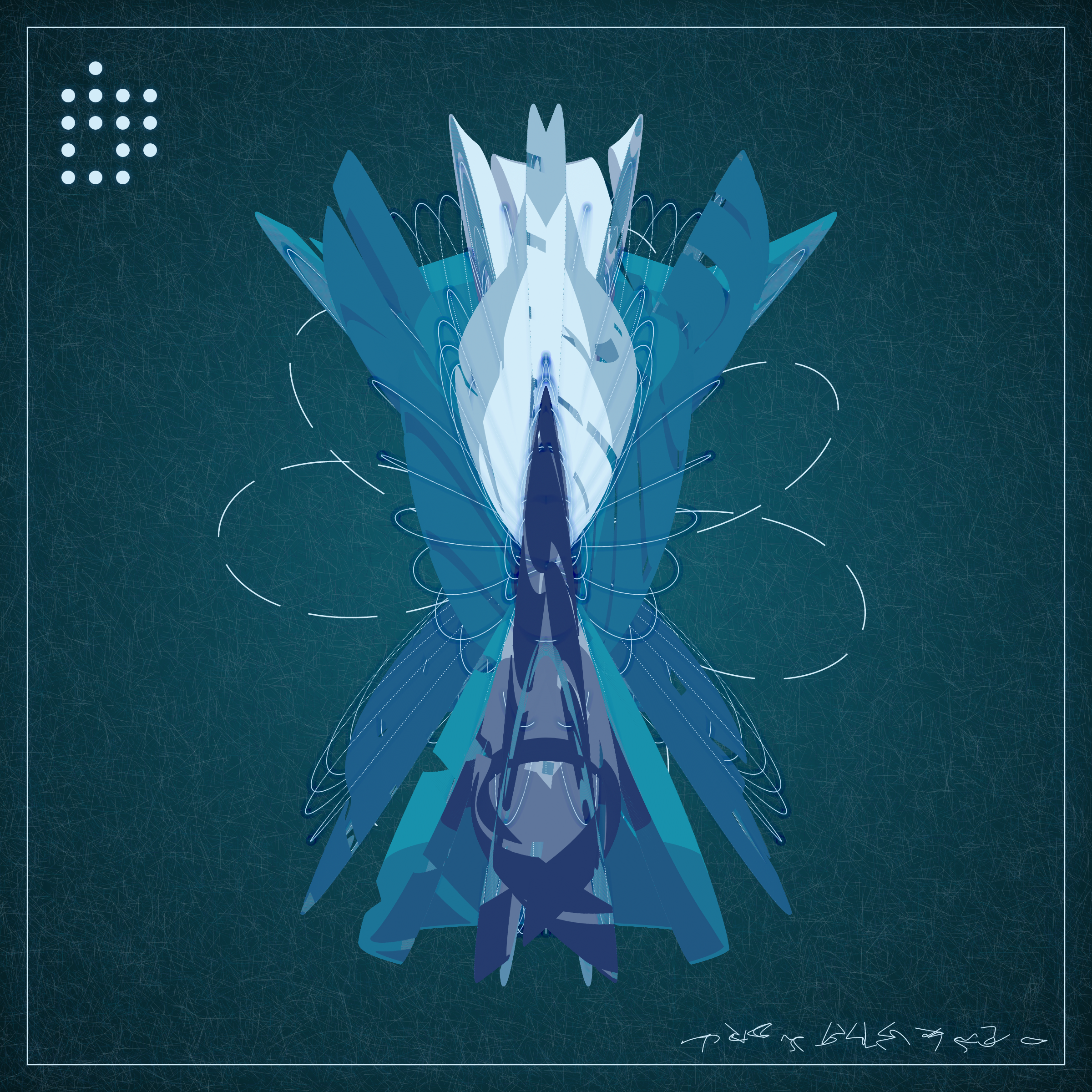 Art Blocks - Art Blocks v2 - Alien Insects #973 - NFT # 137000973