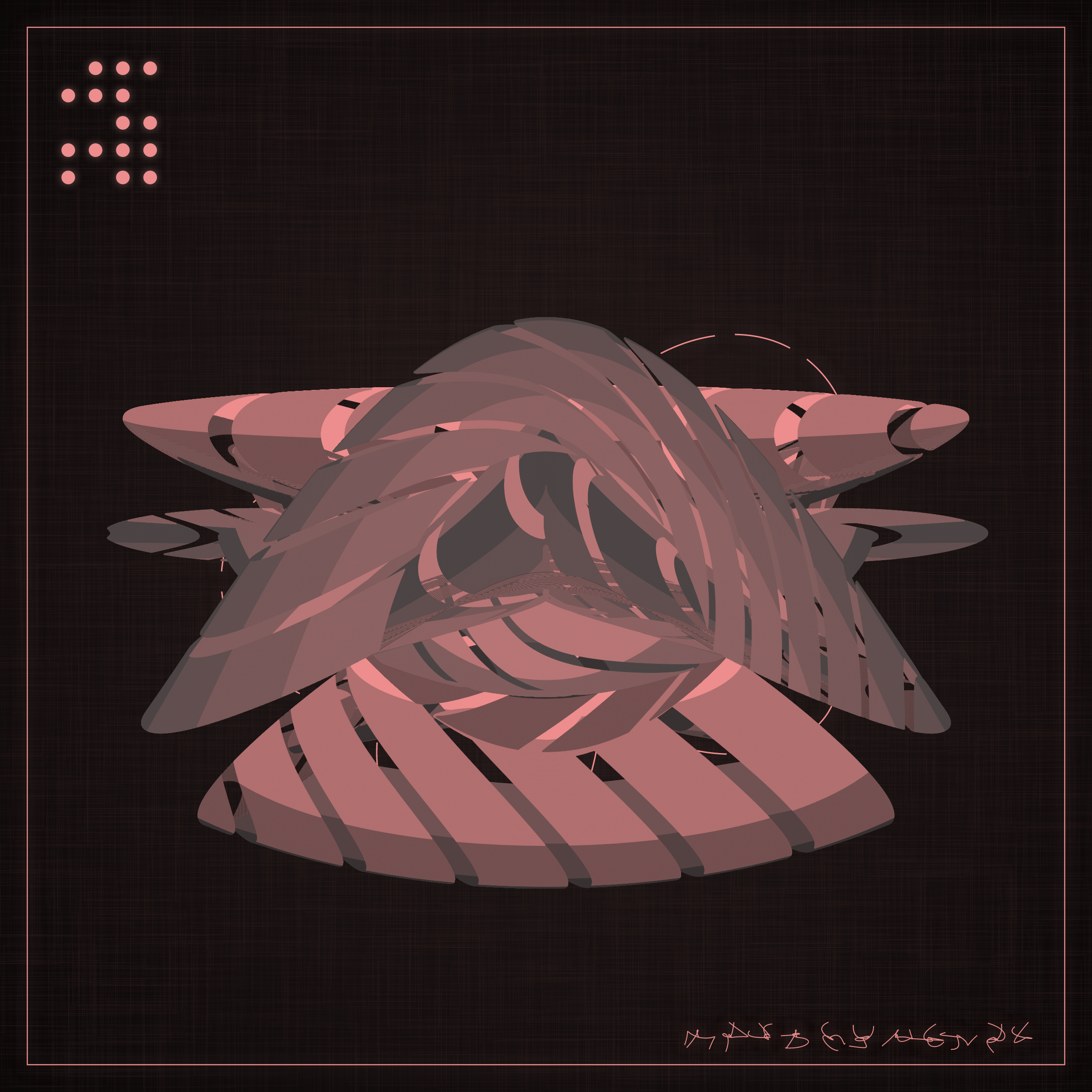 Art Blocks - Art Blocks v2 - Alien Insects #976 - NFT # 137000976