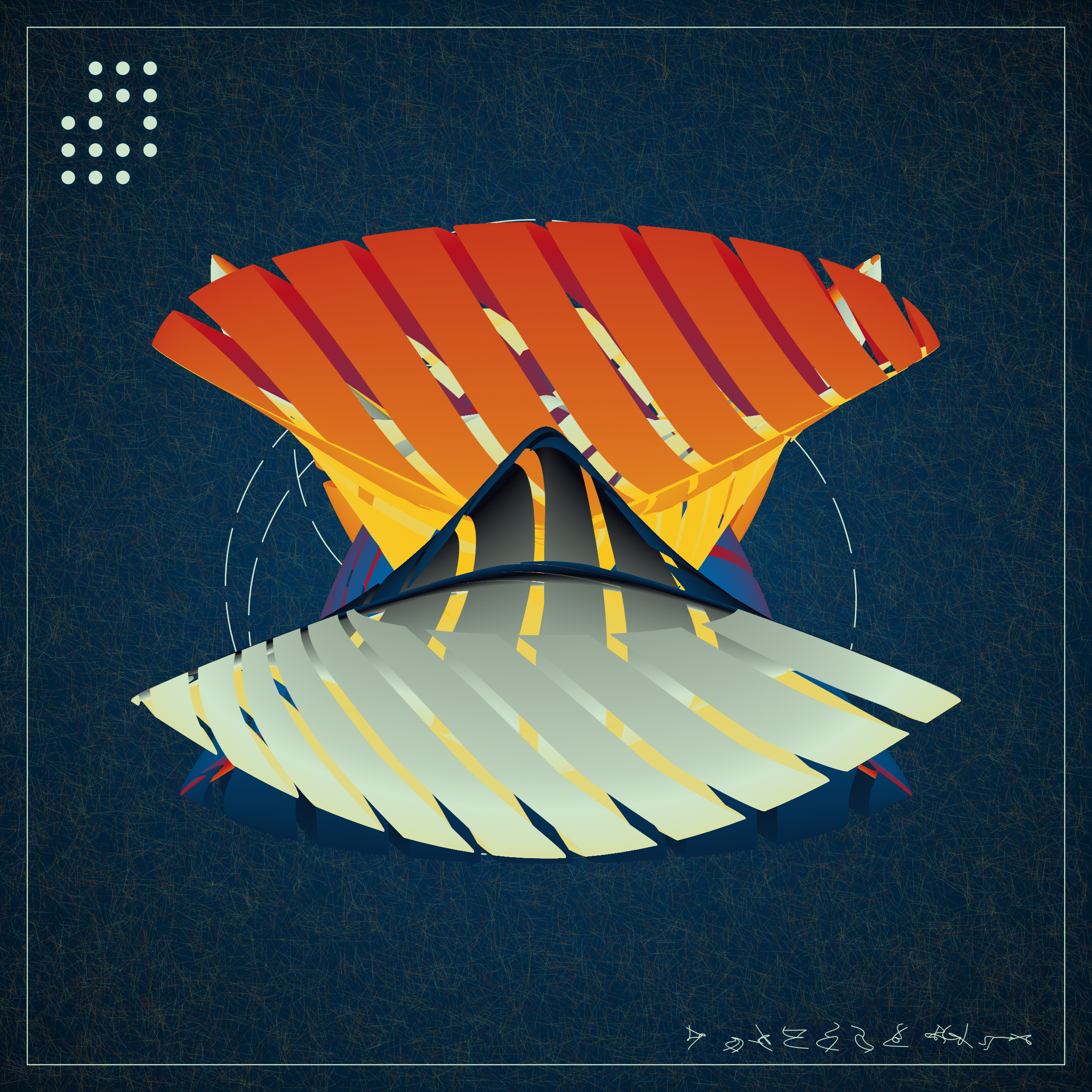 Art Blocks - Art Blocks v2 - Alien Insects #978 - NFT # 137000978