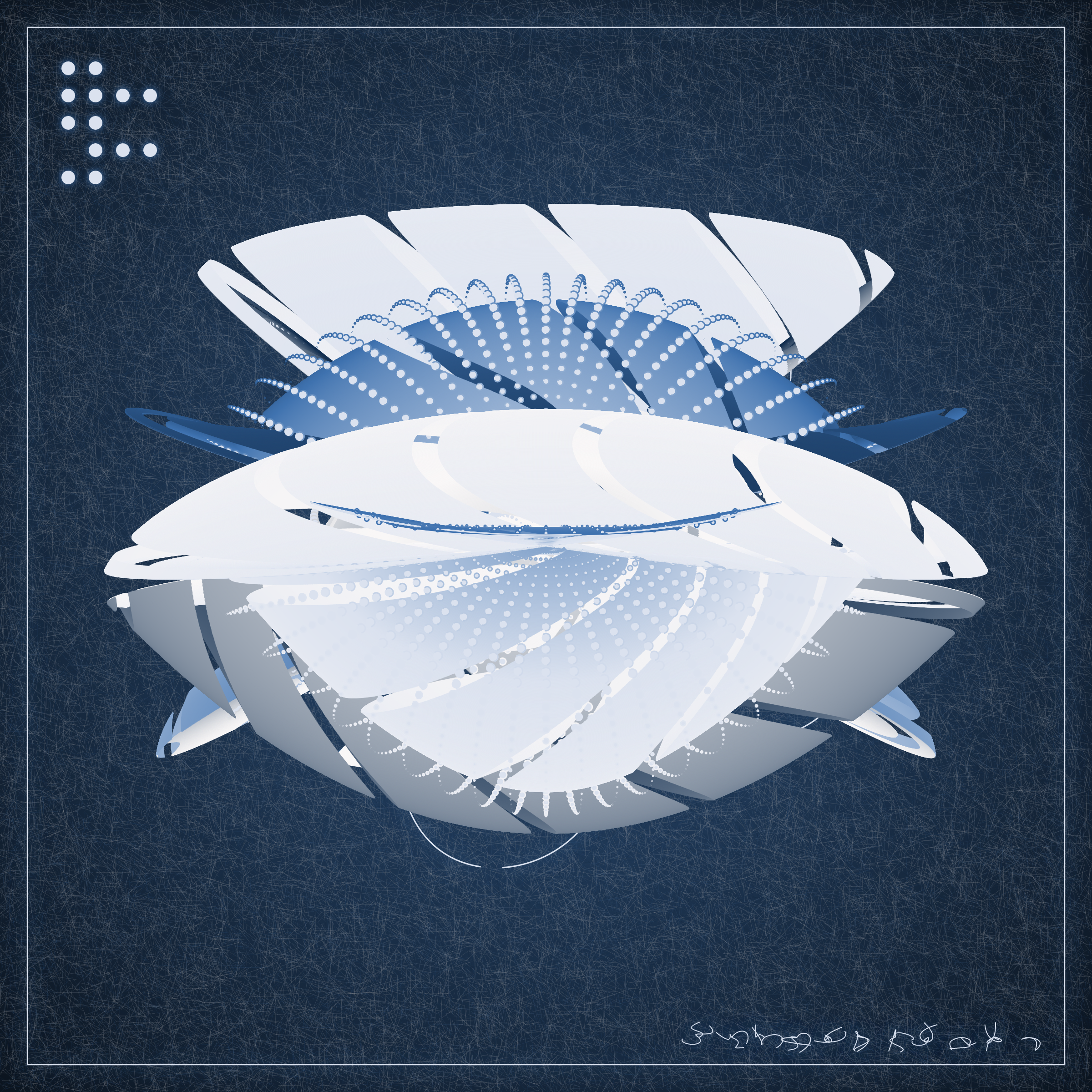 Art Blocks - Art Blocks v2 - Alien Insects #981 - NFT # 137000981