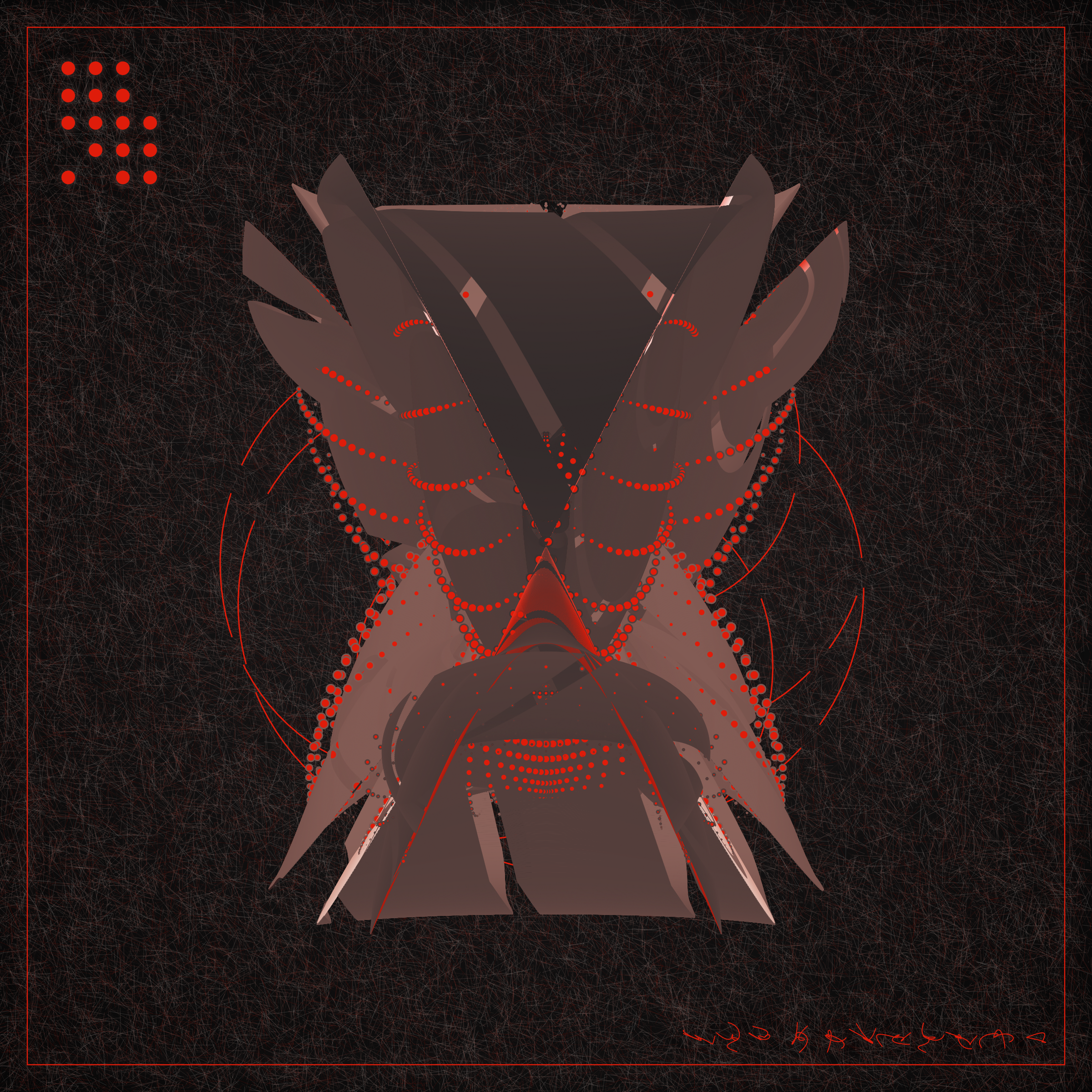 Art Blocks - Art Blocks v2 - Alien Insects #983 - NFT # 137000983