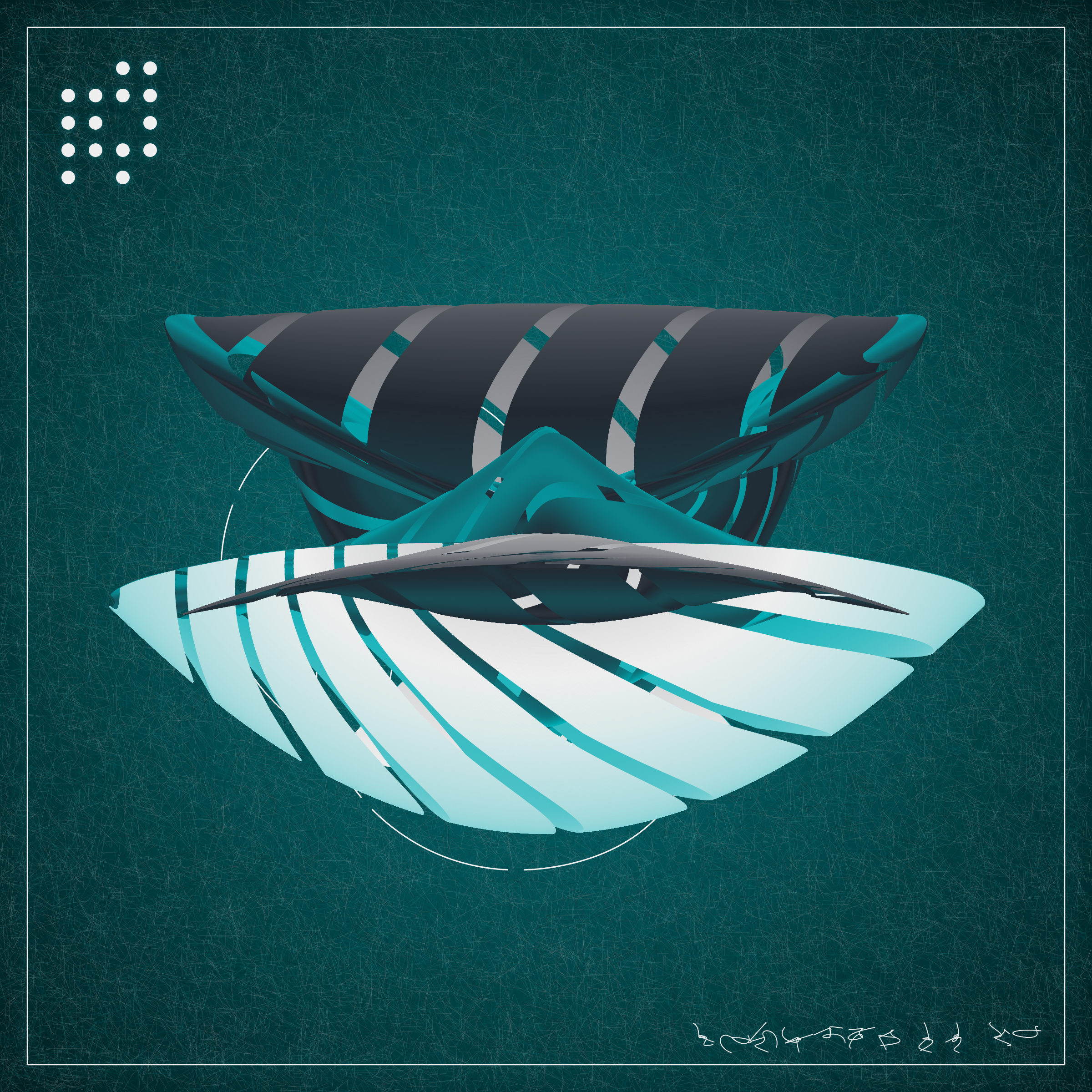 Art Blocks - Art Blocks v2 - Alien Insects #986 - NFT # 137000986