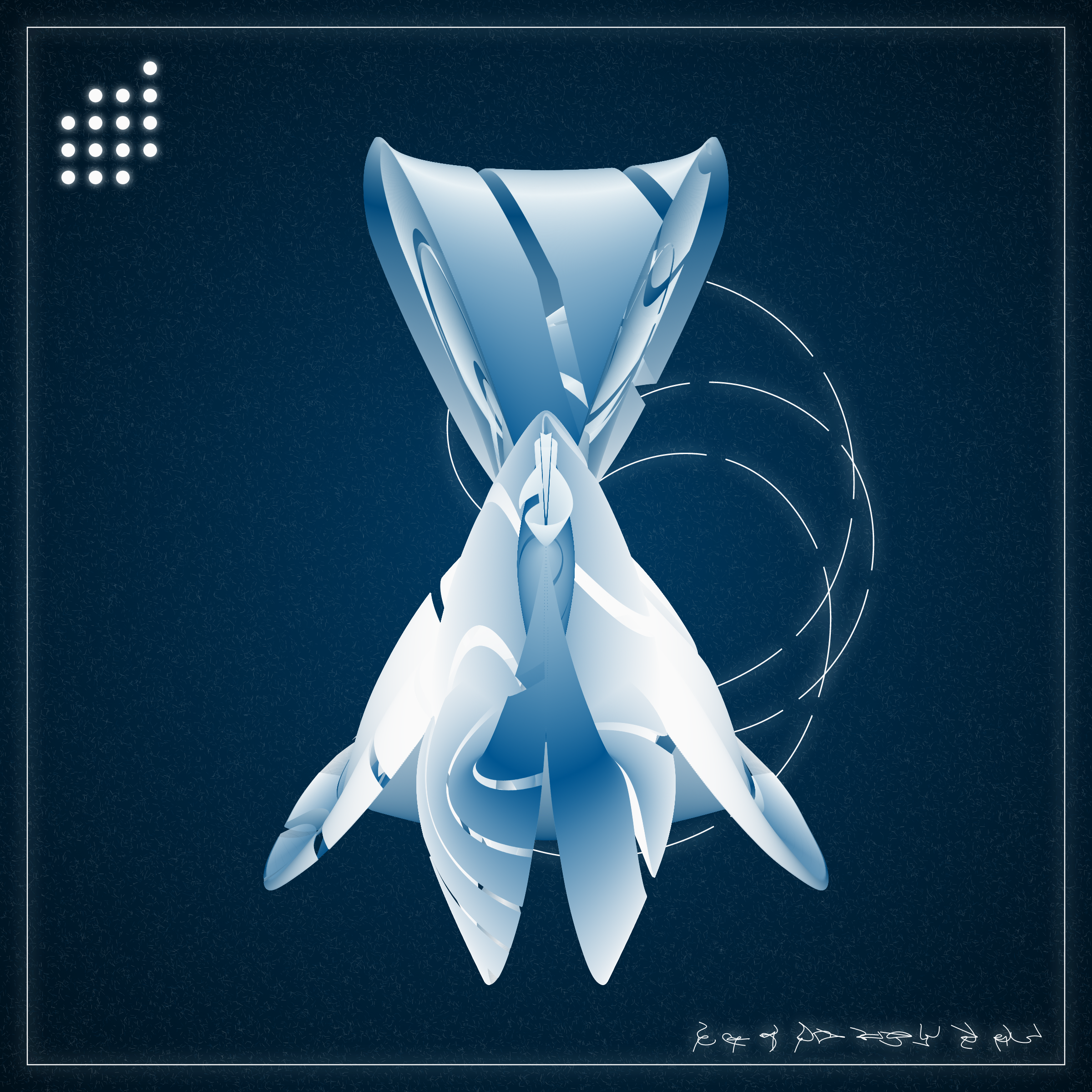 Art Blocks - Art Blocks v2 - Alien Insects #991 - NFT # 137000991