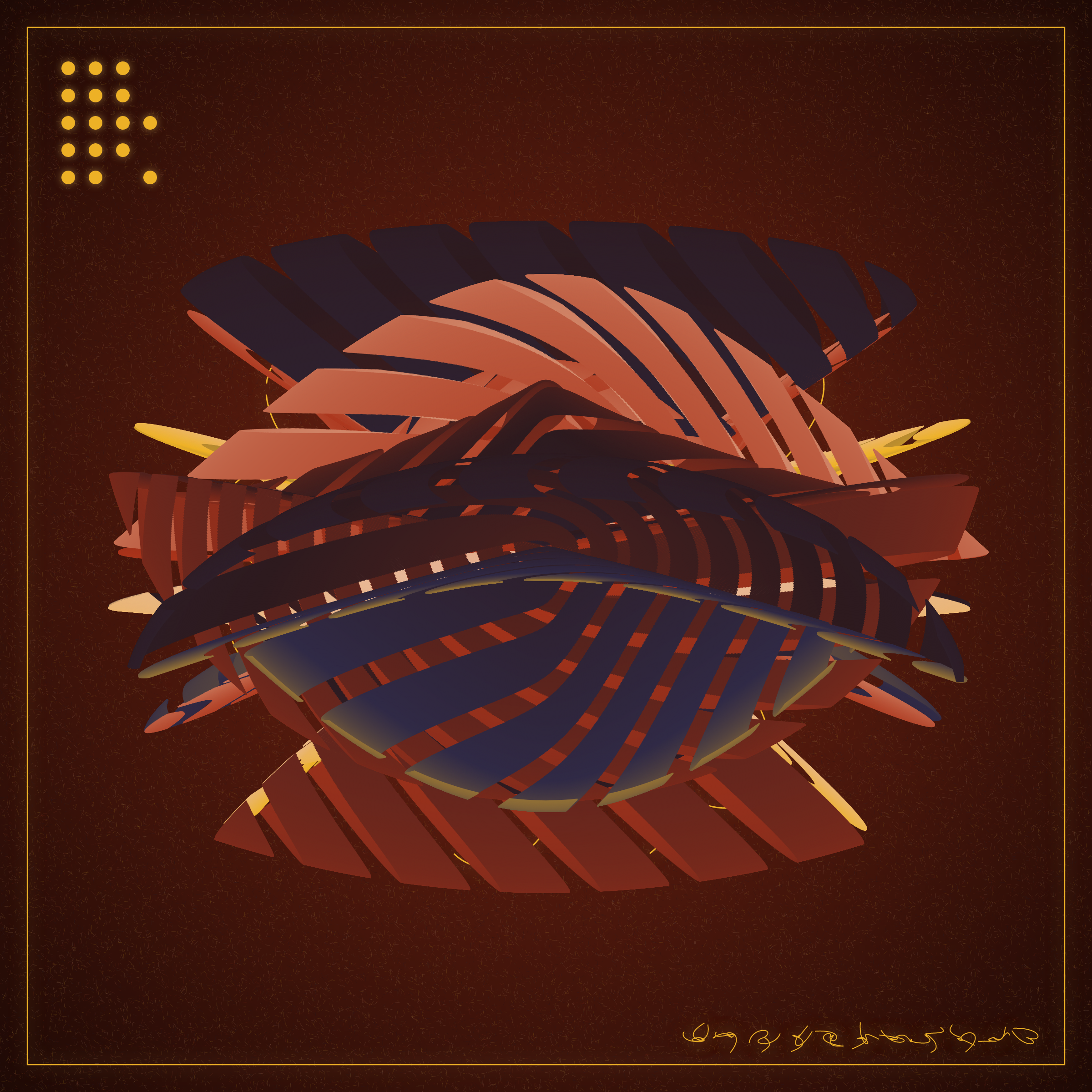 Art Blocks - Art Blocks v2 - Alien Insects #996 - NFT # 137000996