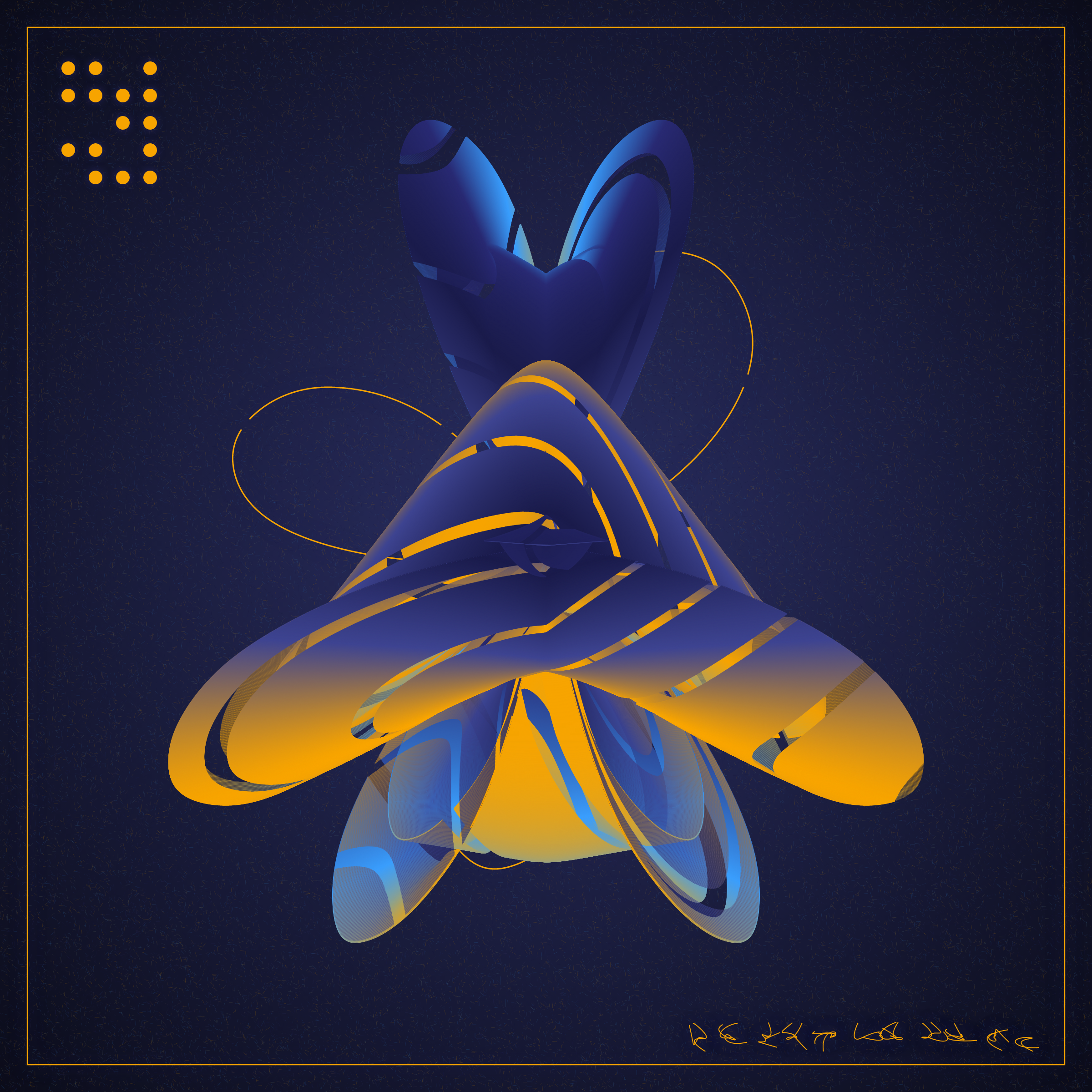 Art Blocks - Art Blocks v2 - Alien Insects #998 - NFT # 137000998