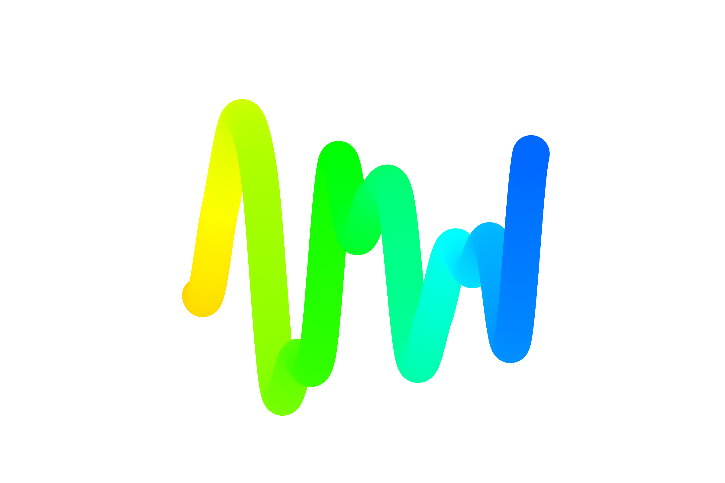 Art Blocks - Art Blocks v1 - Chromie Squiggle #154 - NFT # 154