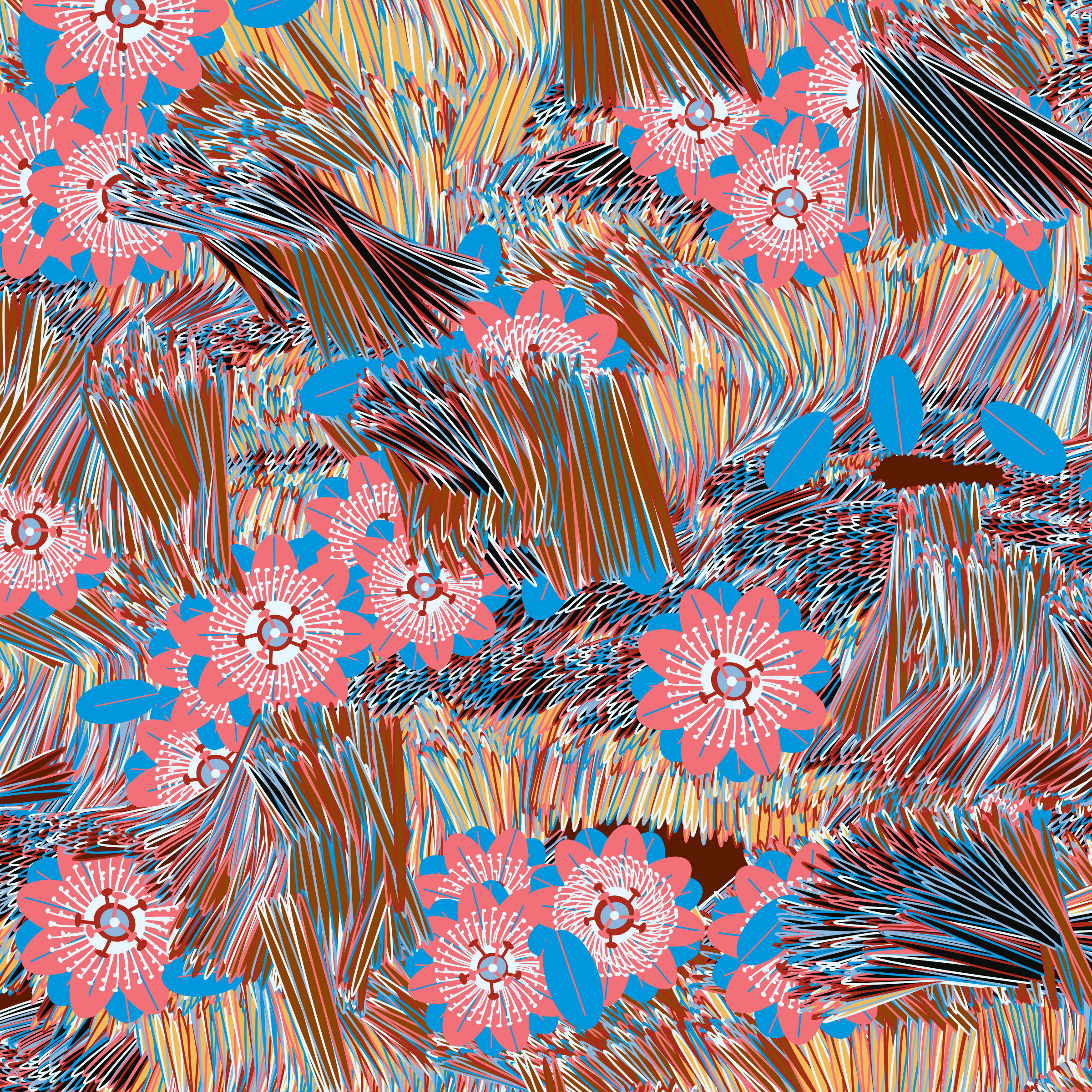 Art Blocks - Art Blocks v2 - Fragments of an Infinite Field #117 - NFT # 159000117