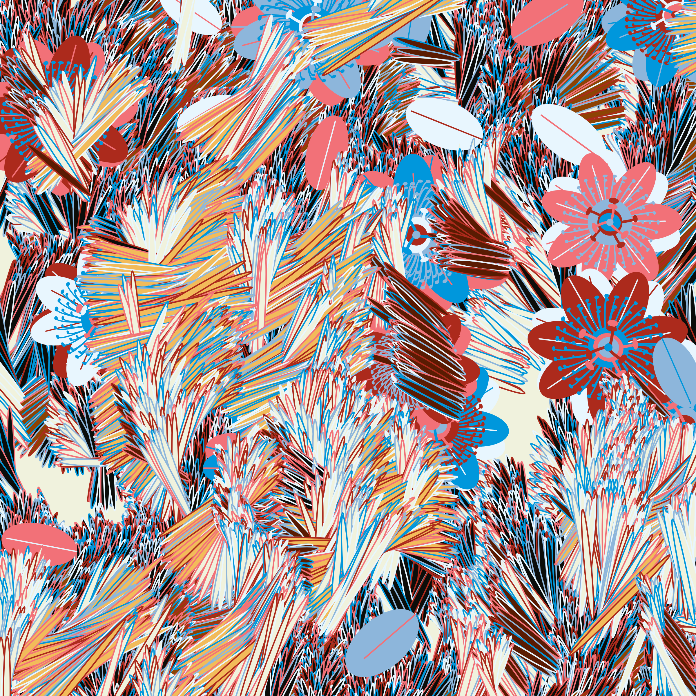 Art Blocks - Art Blocks v2 - Fragments of an Infinite Field #137 - NFT # 159000137