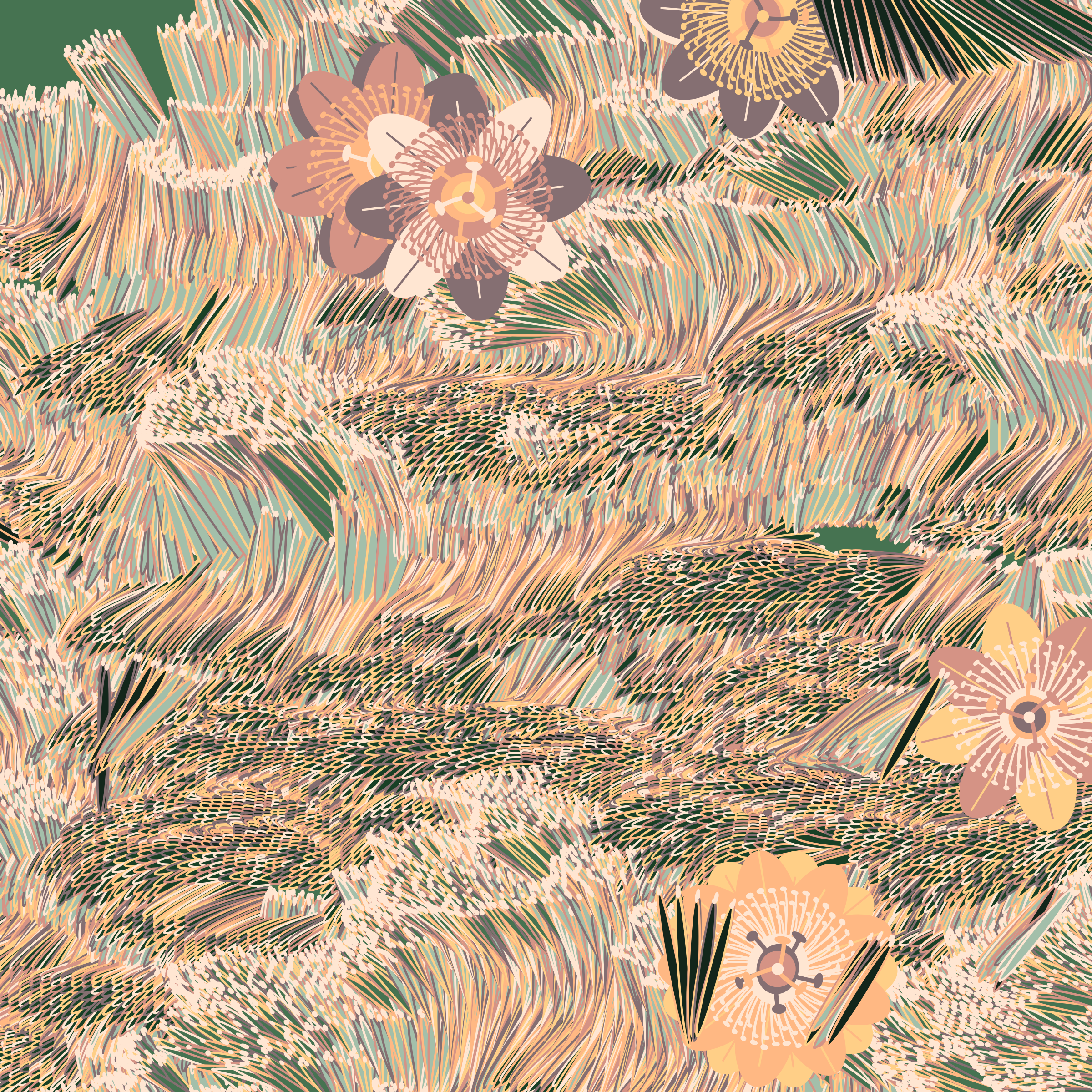 Art Blocks - Art Blocks v2 - Fragments of an Infinite Field #244 - NFT # 159000244