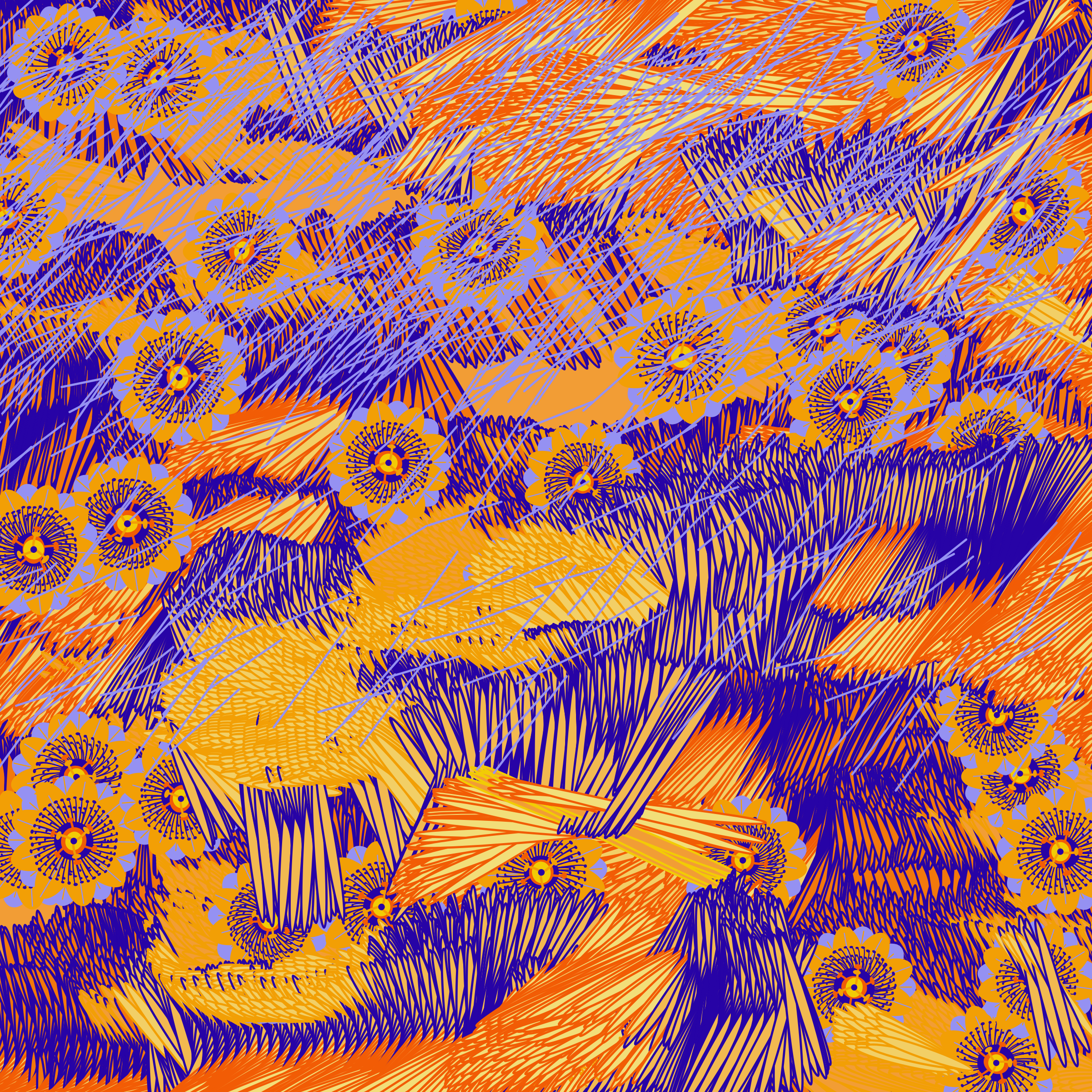 Art Blocks - Art Blocks v2 - Fragments of an Infinite Field #254 - NFT # 159000254