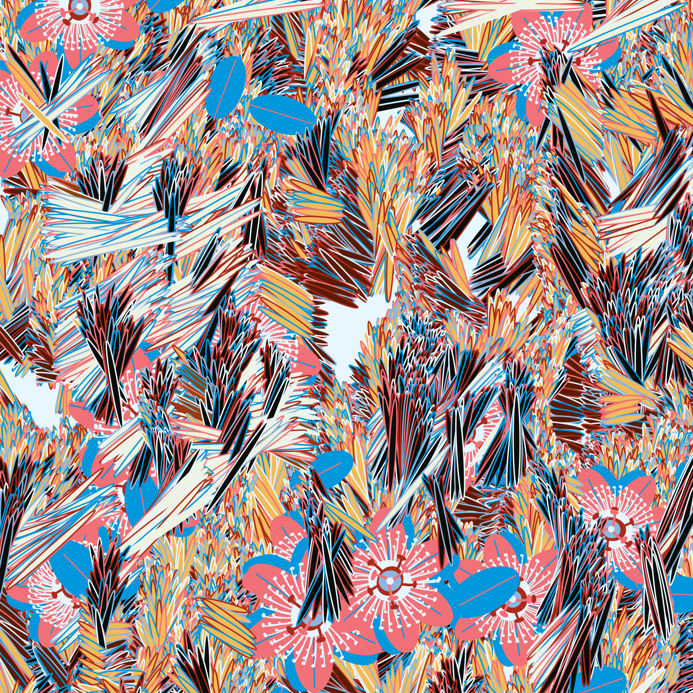 Art Blocks - Art Blocks v2 - Fragments of an Infinite Field #424 - NFT # 159000424