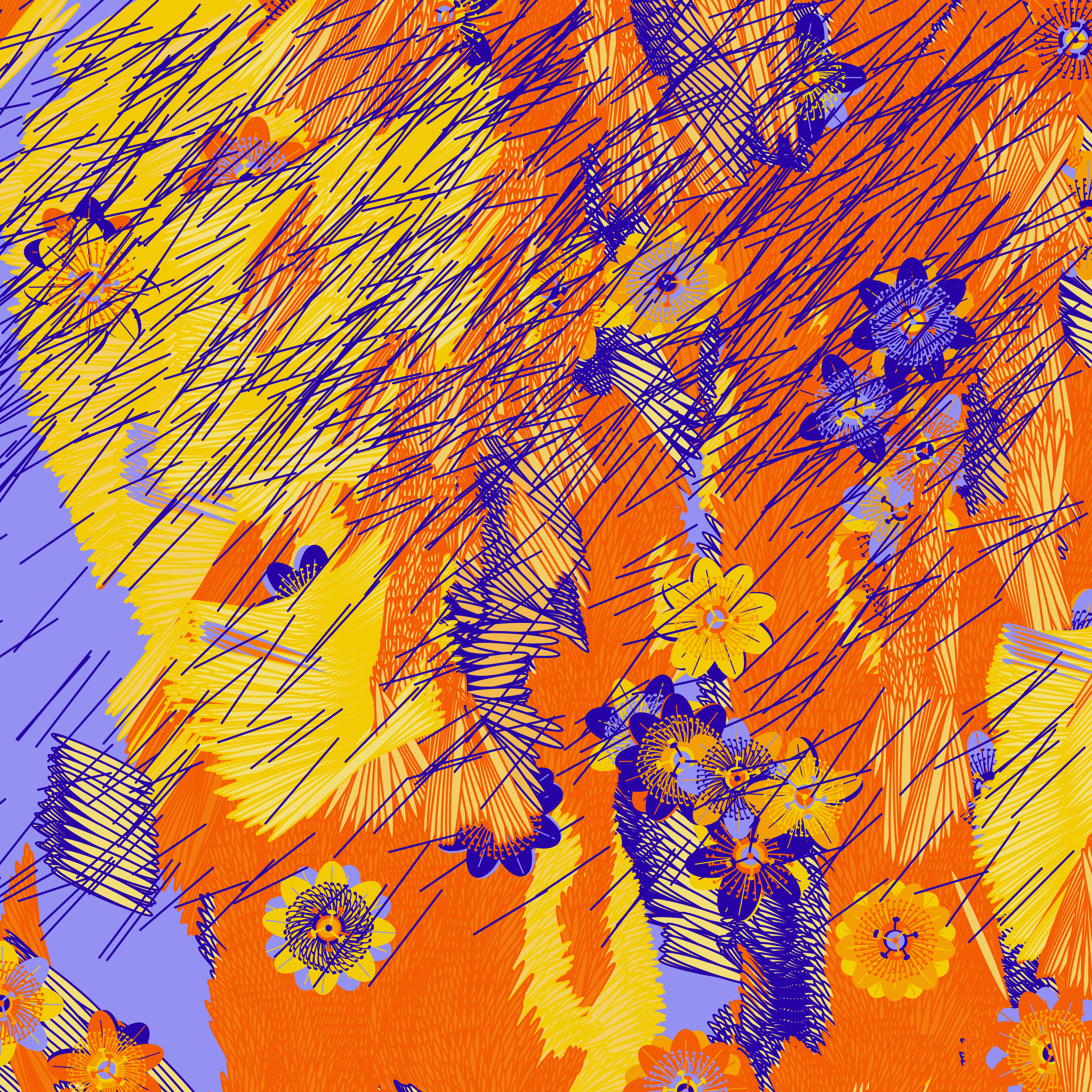 Art Blocks - Art Blocks v2 - Fragments of an Infinite Field #588 - NFT # 159000588