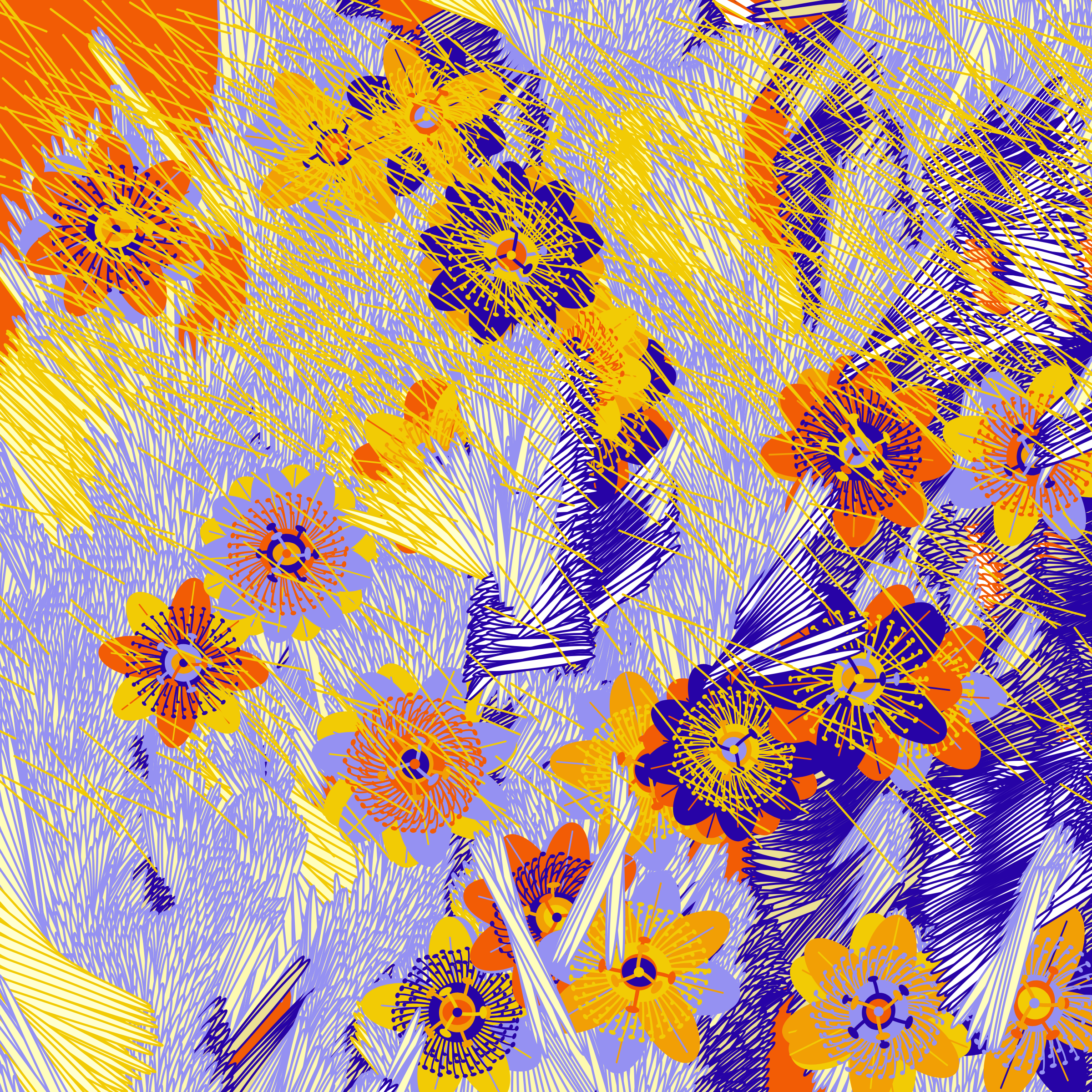 Art Blocks - Art Blocks v2 - Fragments of an Infinite Field #596 - NFT # 159000596