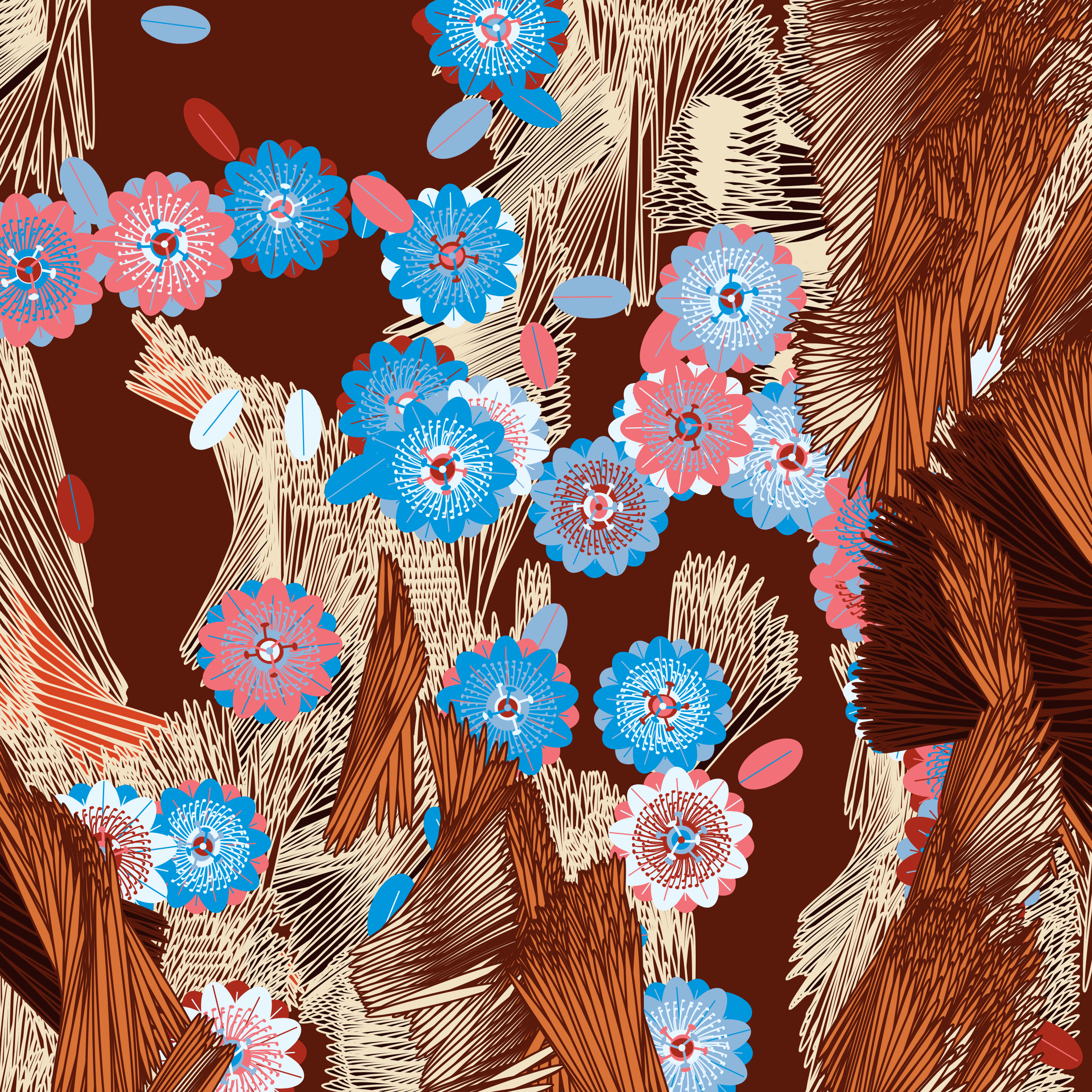 Art Blocks - Art Blocks v2 - Fragments of an Infinite Field #734 - NFT # 159000734