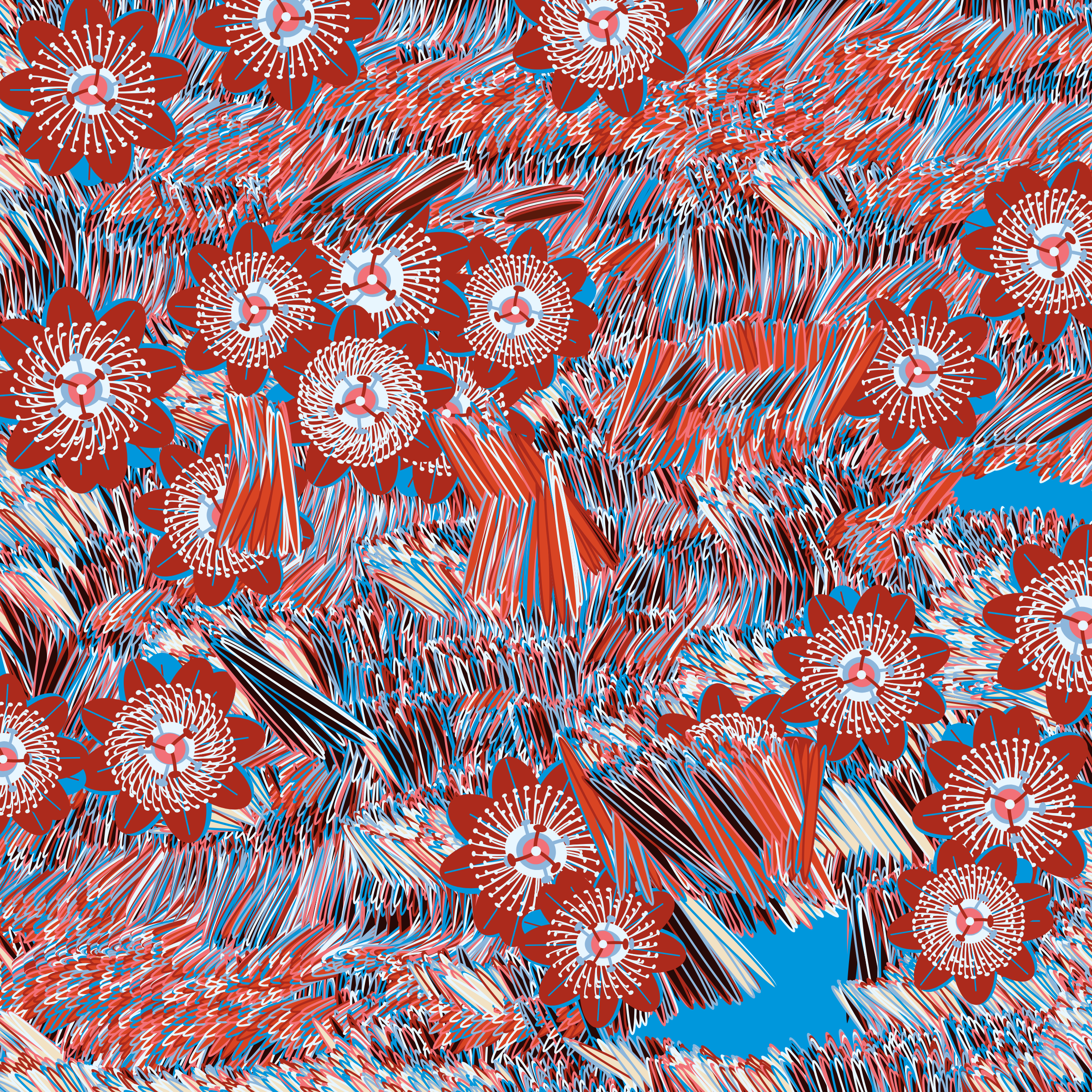 Art Blocks - Art Blocks v2 - Fragments of an Infinite Field #824 - NFT # 159000824