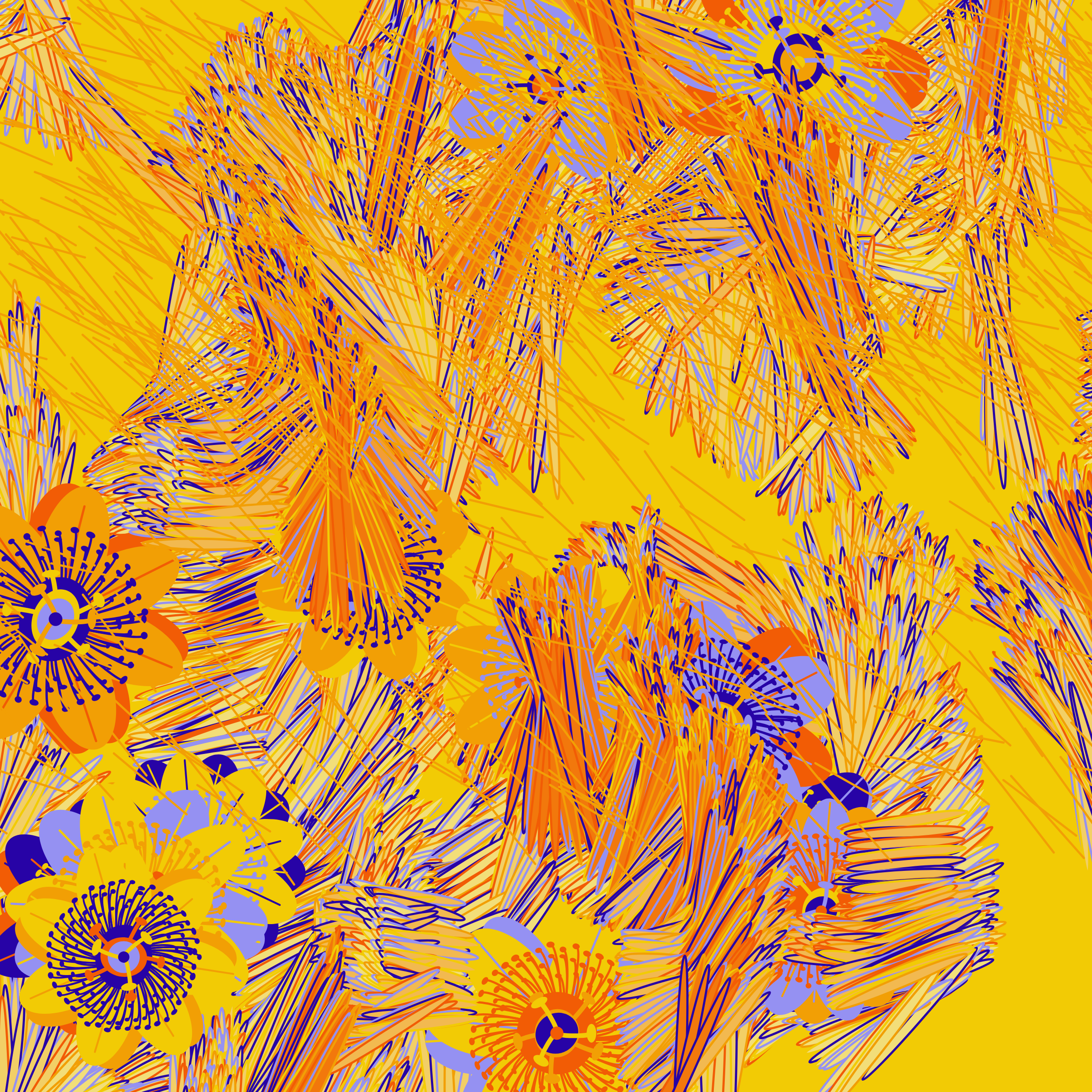 Art Blocks - Art Blocks v2 - Fragments of an Infinite Field #888 - NFT # 159000888