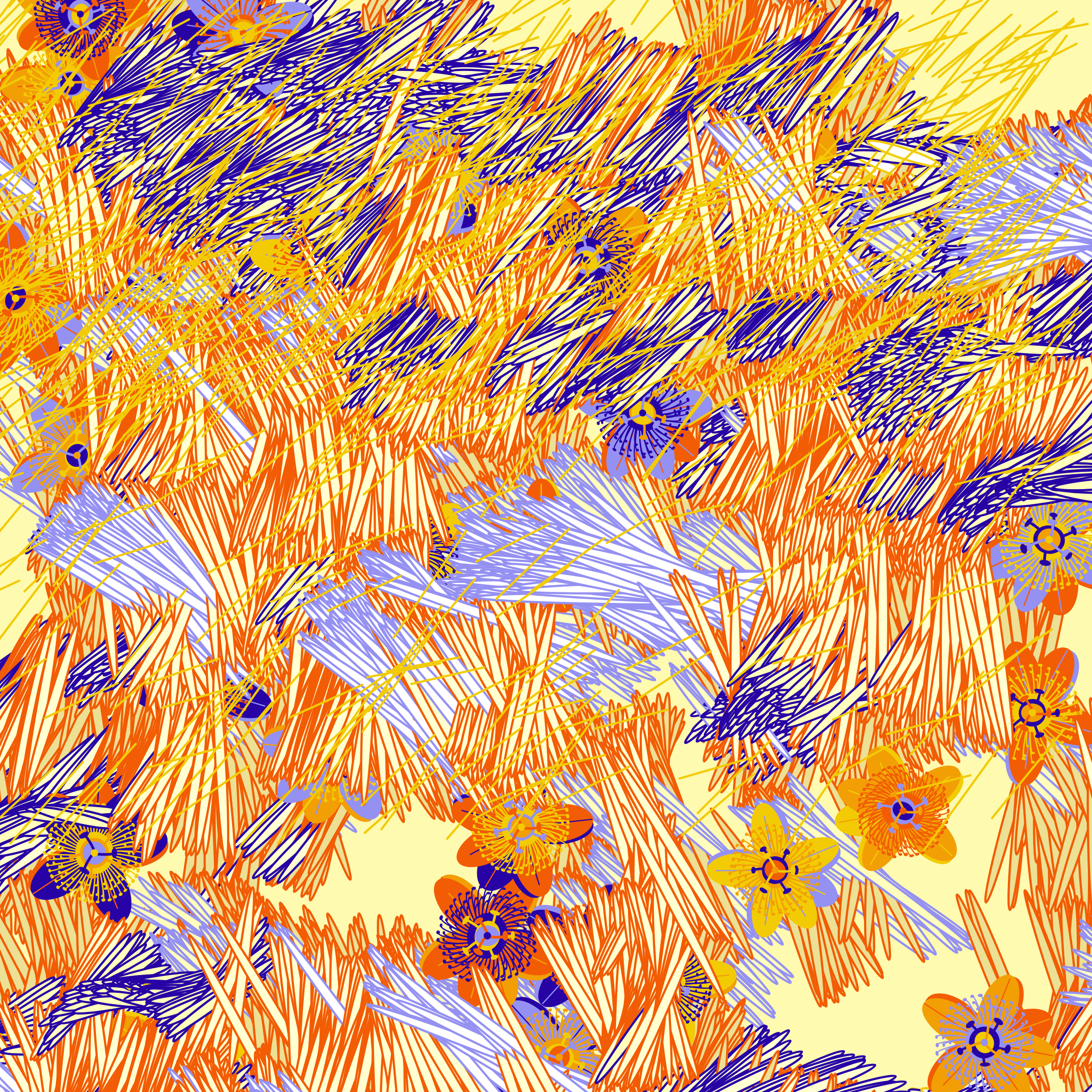 Art Blocks - Art Blocks v2 - Fragments of an Infinite Field #916 - NFT # 159000916