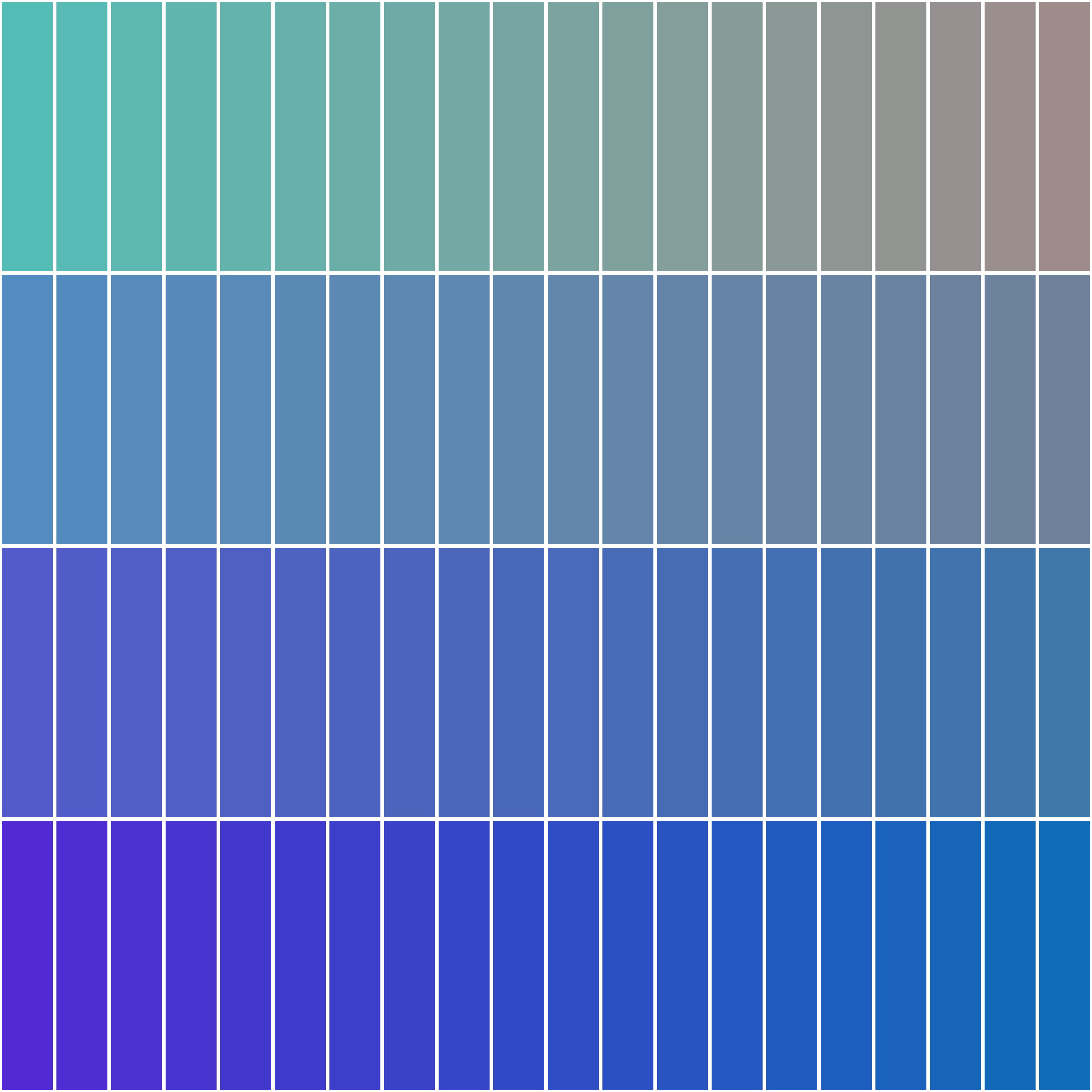 Art Blocks - Art Blocks v2 - Color Study #302 - NFT # 16000302