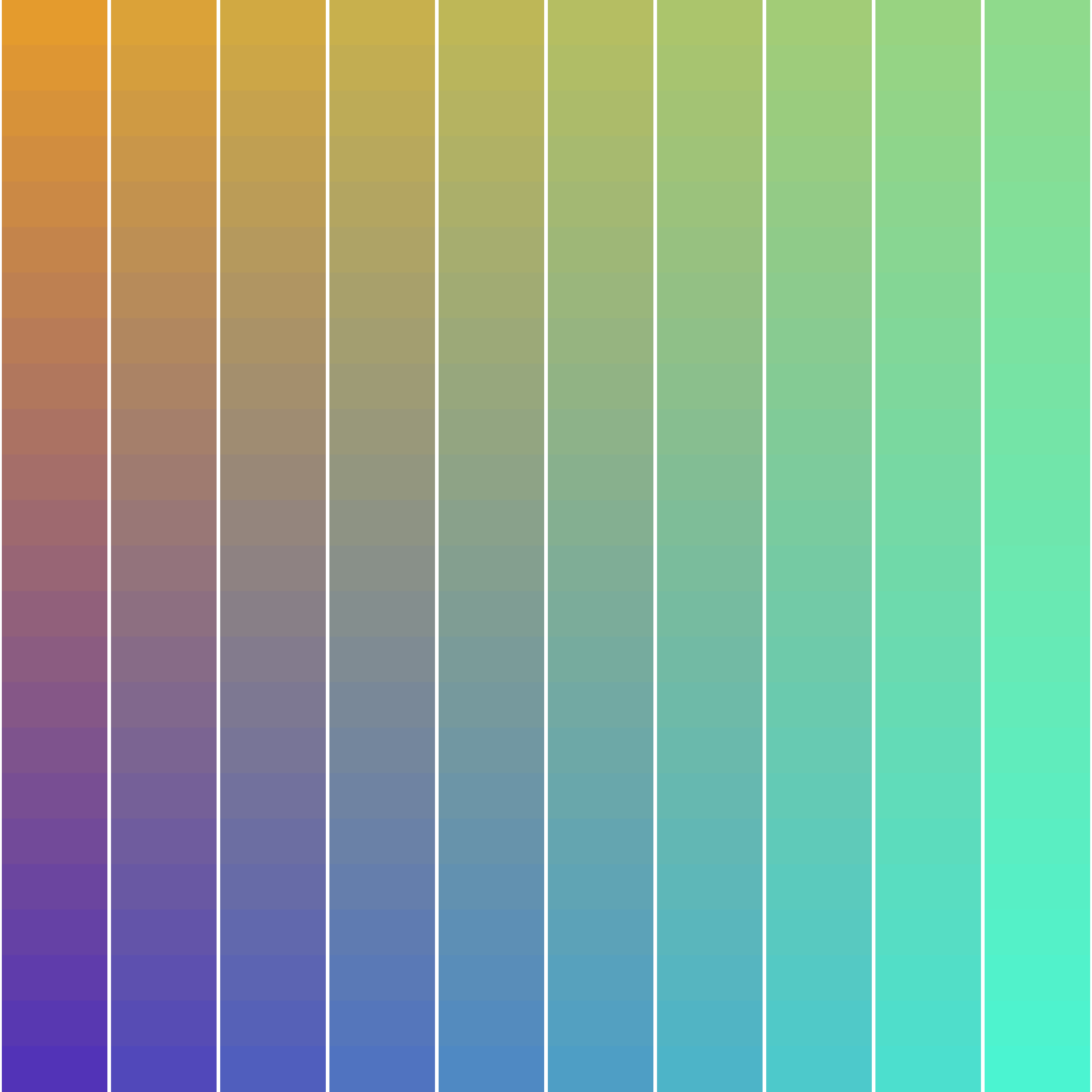 Art Blocks - Art Blocks v2 - Color Study #410 - NFT # 16000410