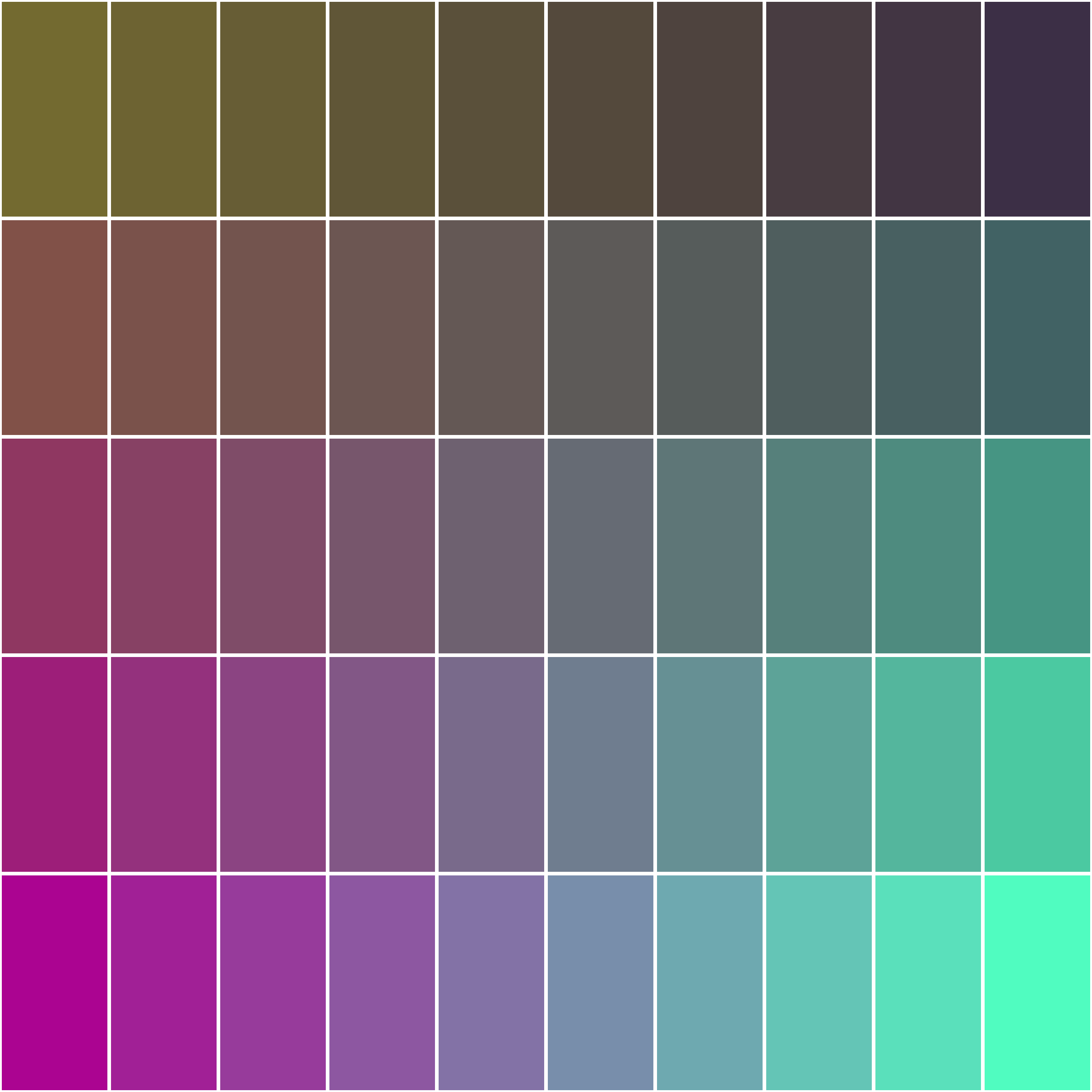 Art Blocks - Art Blocks v2 - Color Study #419 - NFT # 16000419