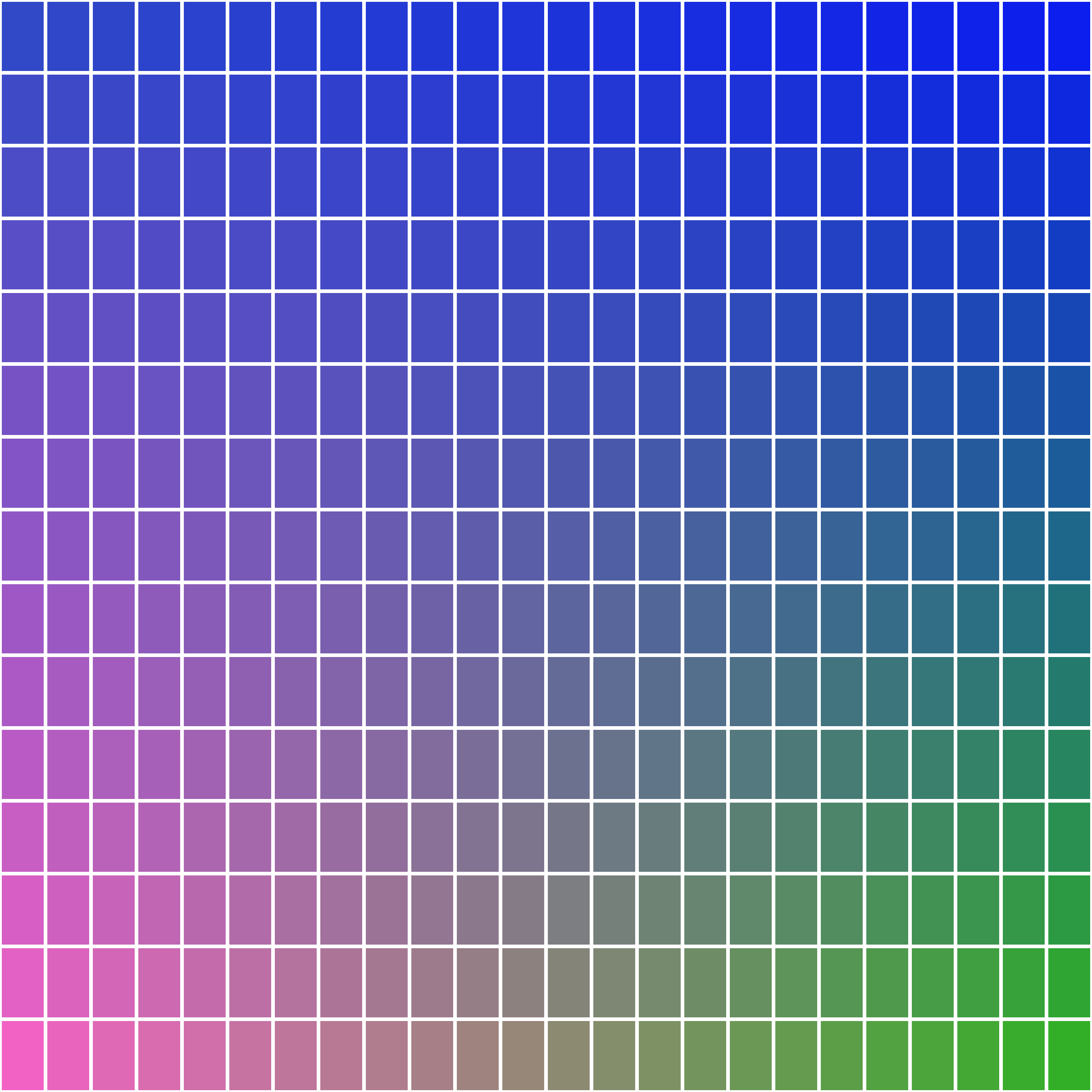 Art Blocks - Art Blocks v2 - Color Study #466 - NFT # 16000466