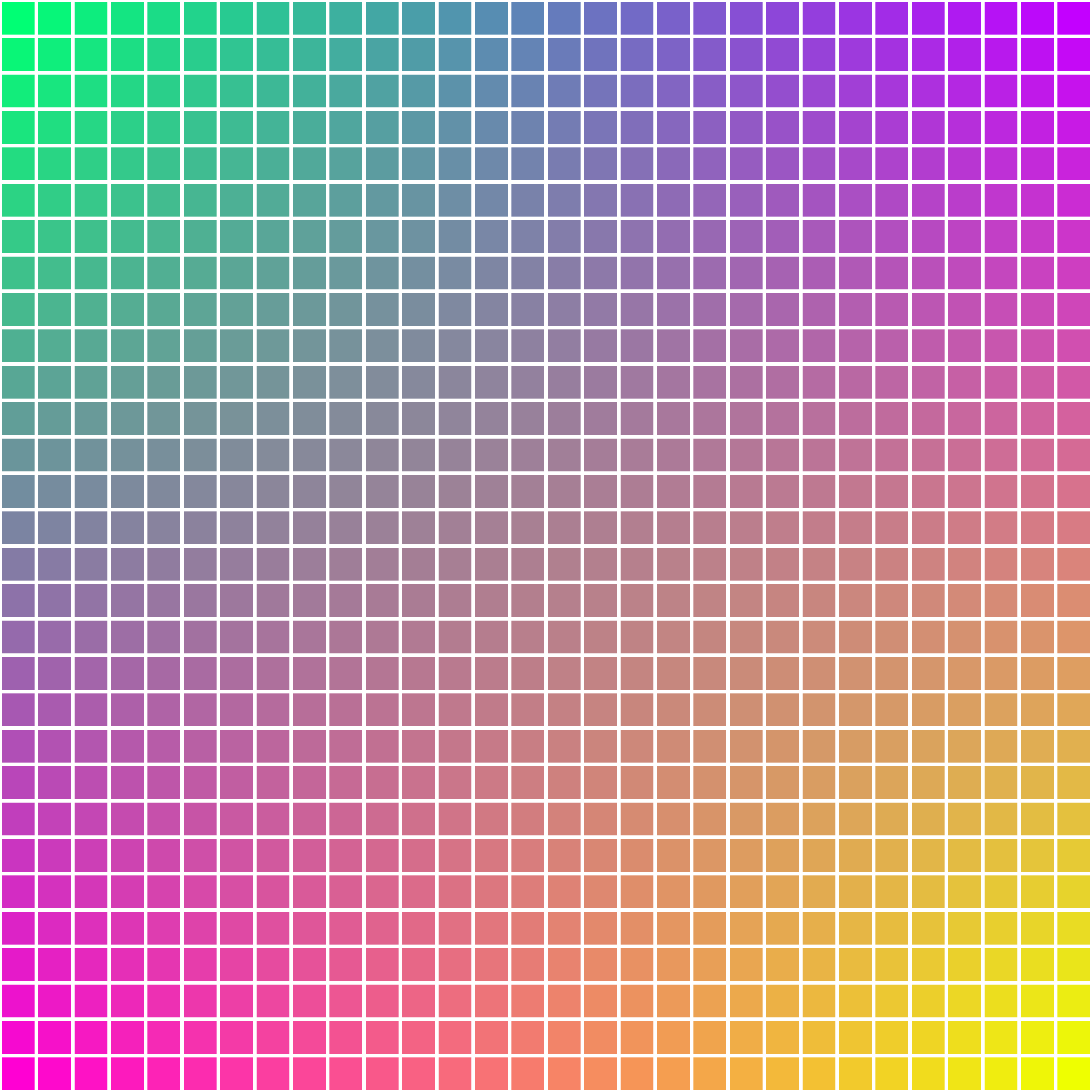 Art Blocks - Art Blocks v2 - Color Study #490 - NFT # 16000490