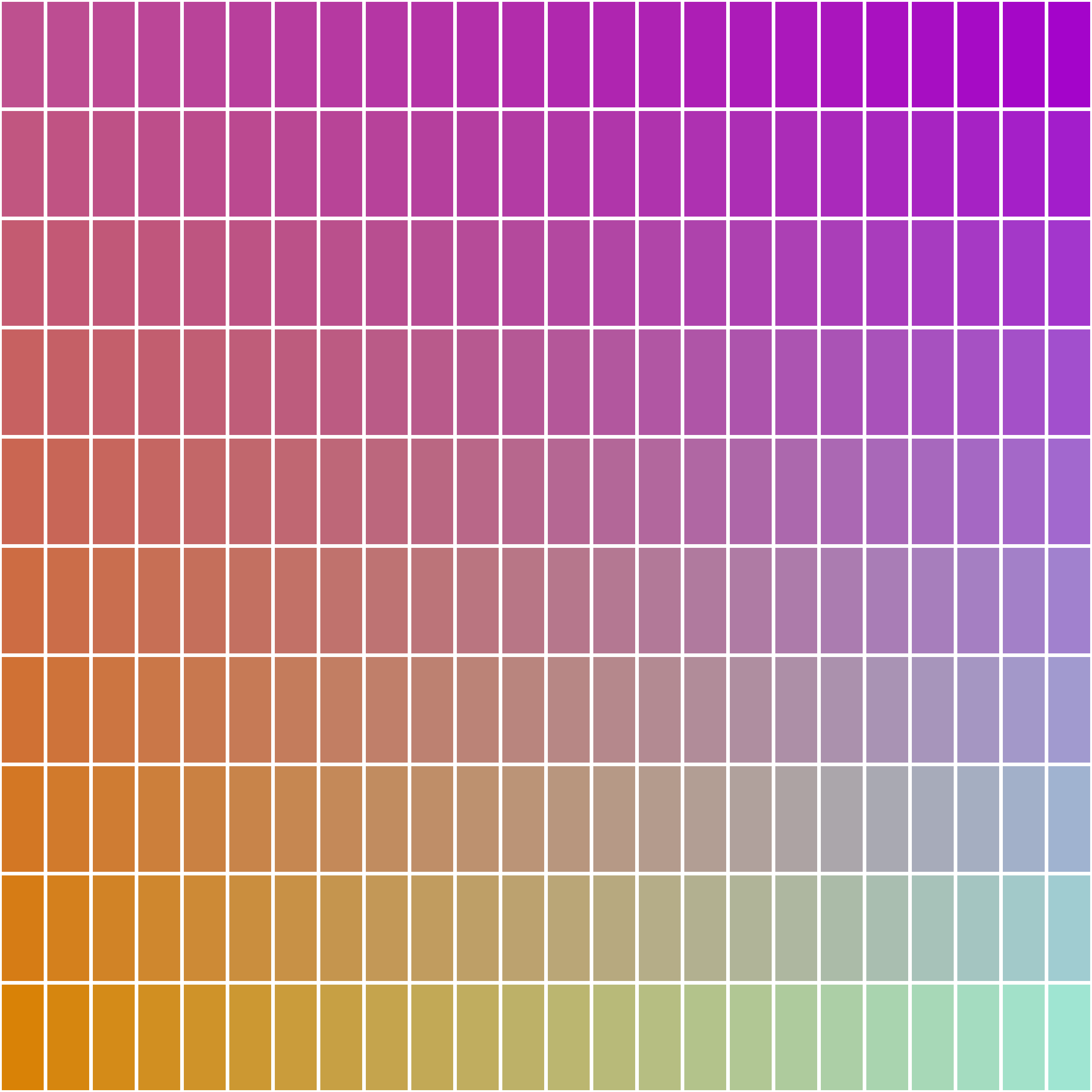 Art Blocks - Art Blocks v2 - Color Study #738 - NFT # 16000738