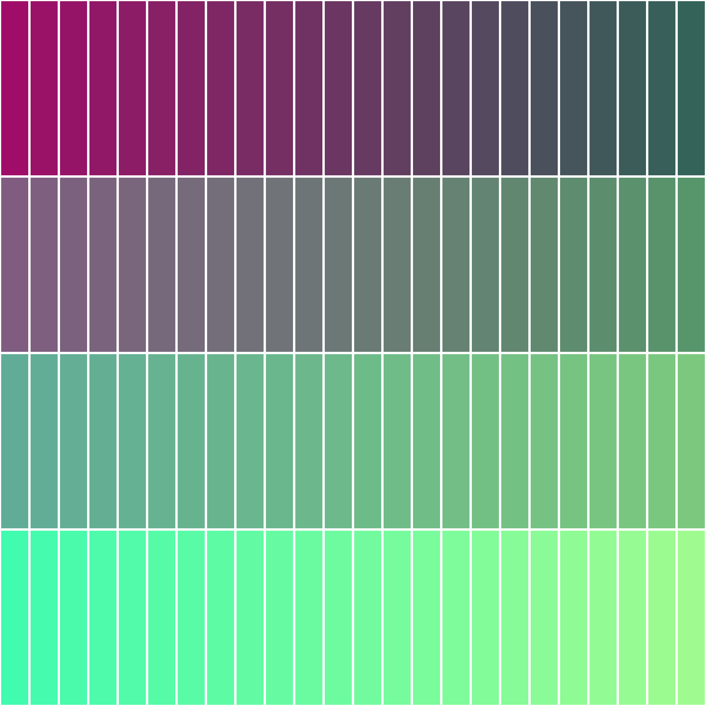 Art Blocks - Art Blocks v2 - Color Study #921 - NFT # 16000921