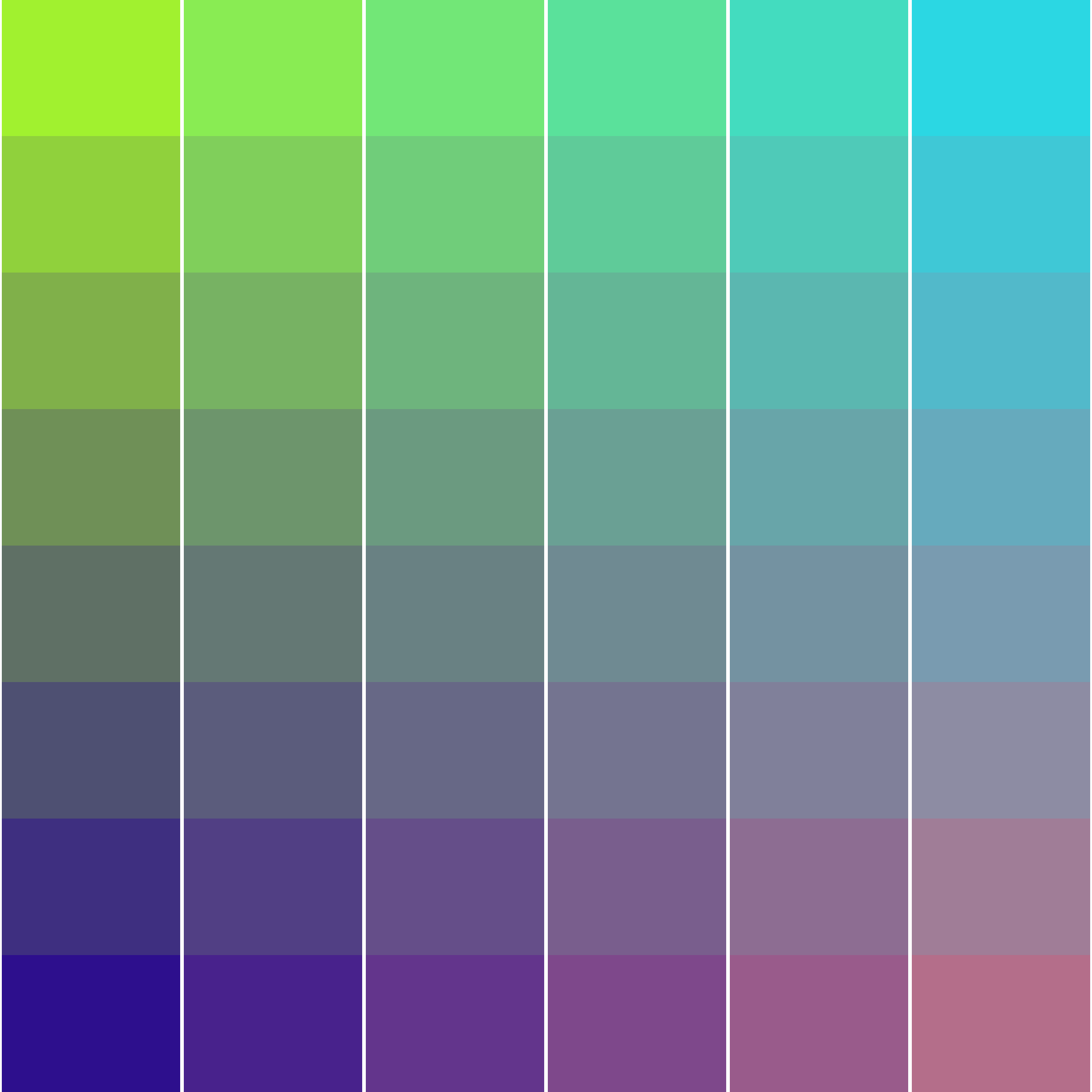 Art Blocks - Art Blocks v2 - Color Study #967 - NFT # 16000967