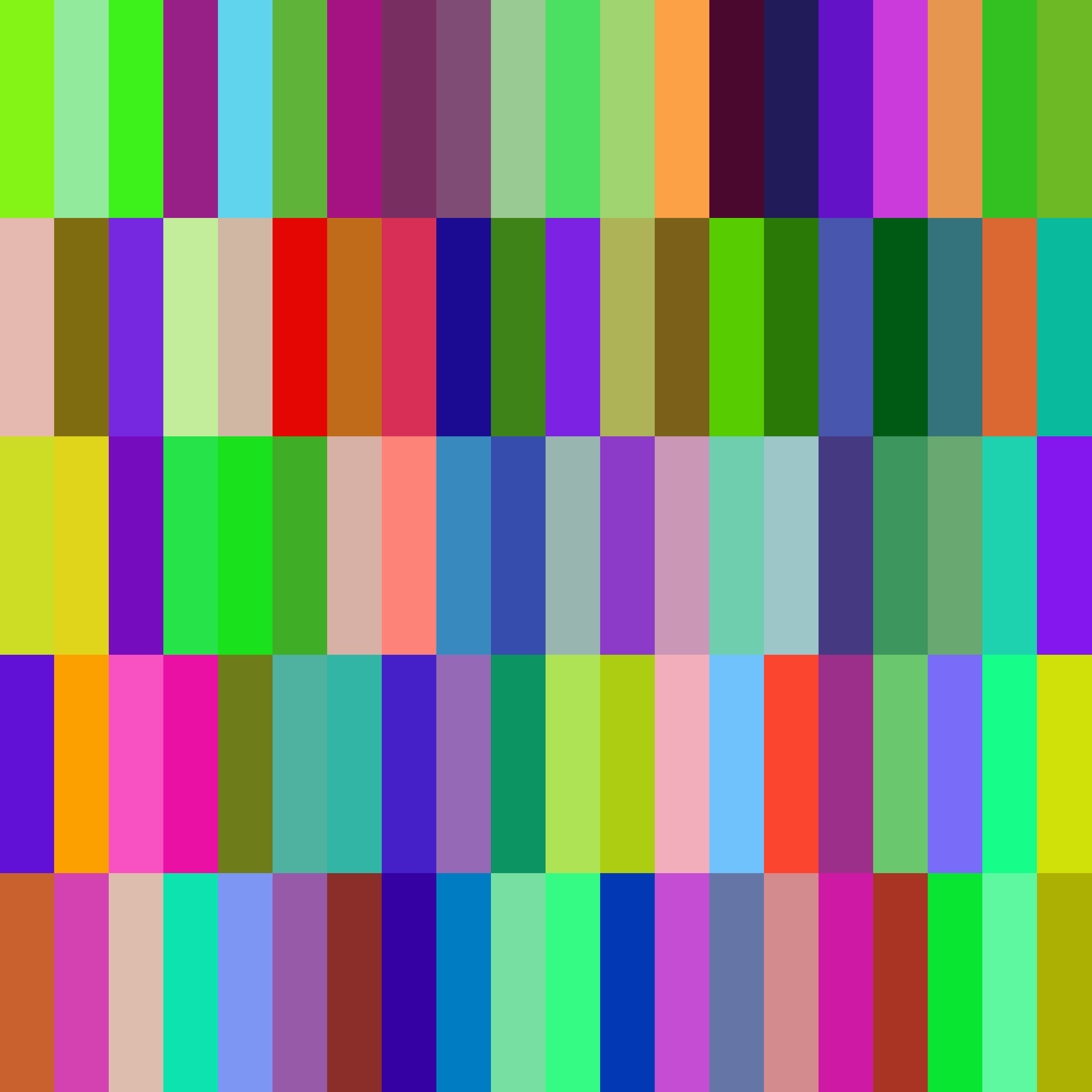 Art Blocks - Art Blocks v2 - Color Study #1204 - NFT # 16001204