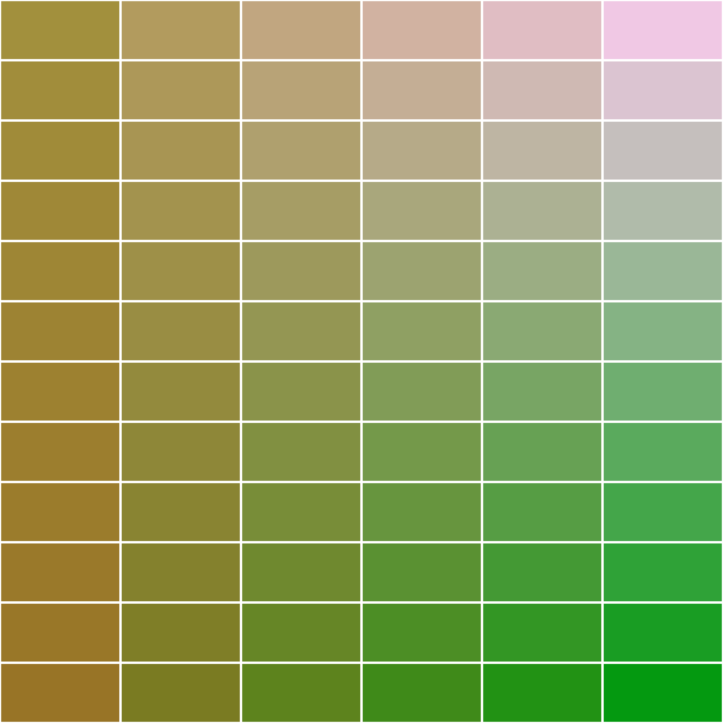 Art Blocks - Art Blocks v2 - Color Study #1206 - NFT # 16001206