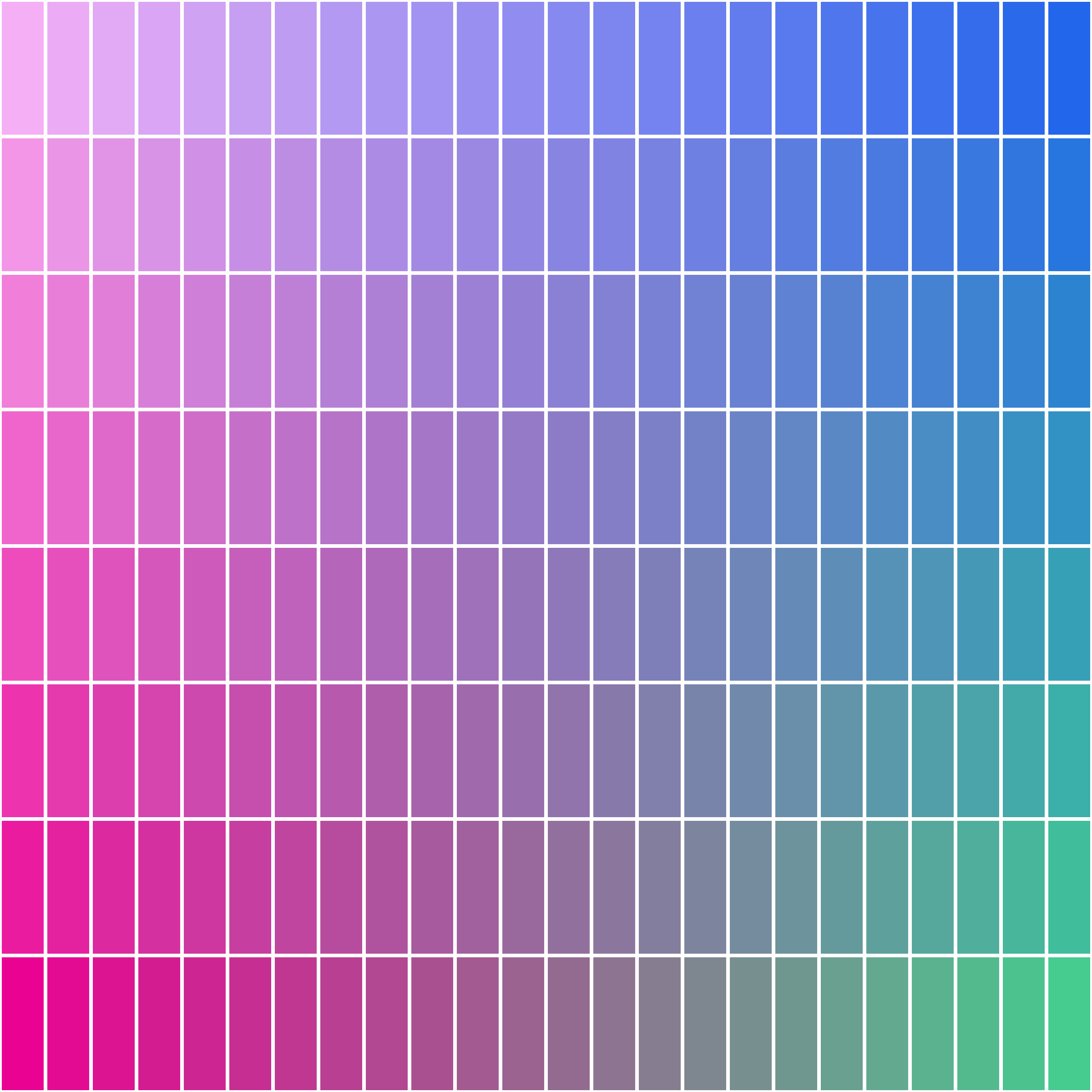 Art Blocks - Art Blocks v2 - Color Study #1226 - NFT # 16001226