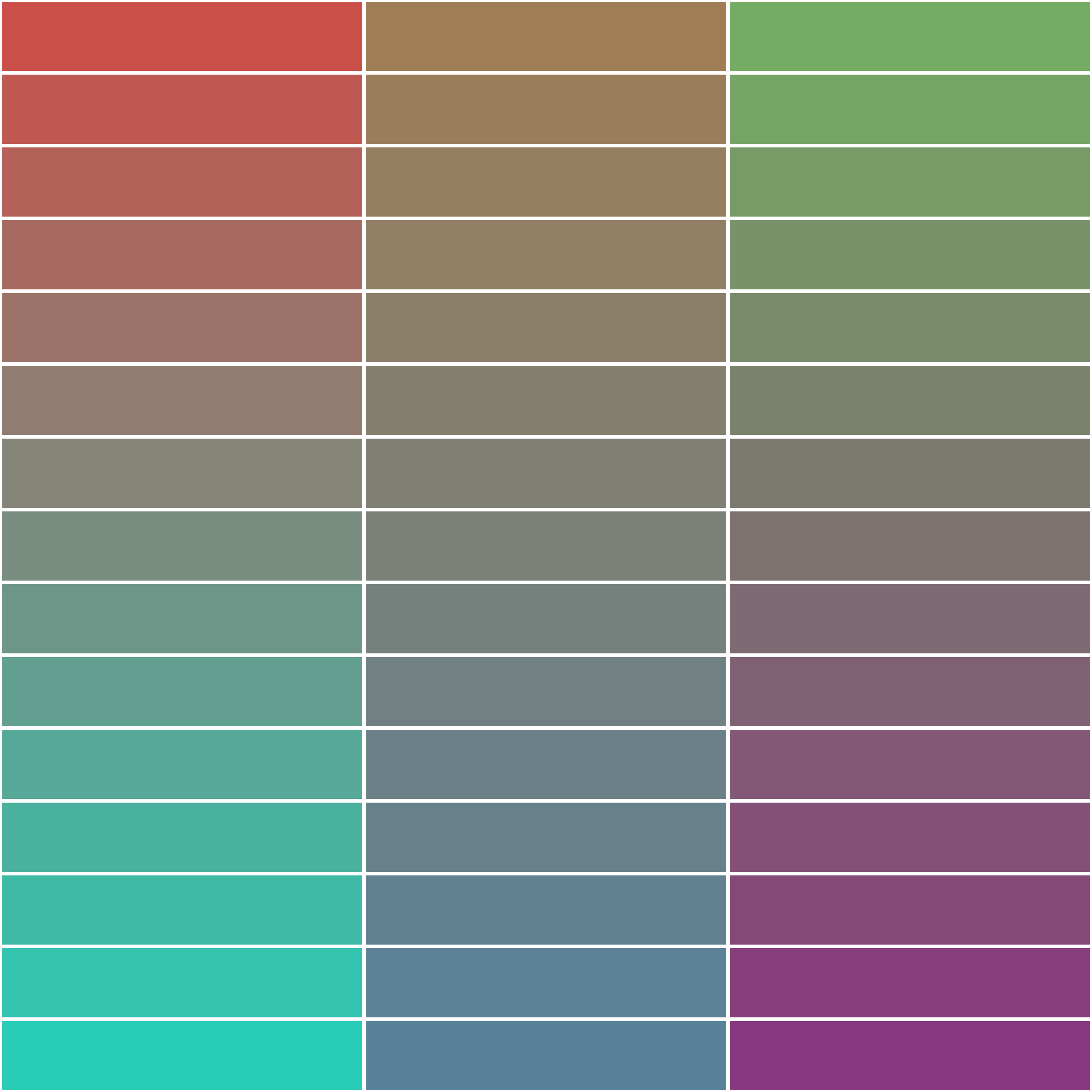 Art Blocks - Art Blocks v2 - Color Study #1258 - NFT # 16001258