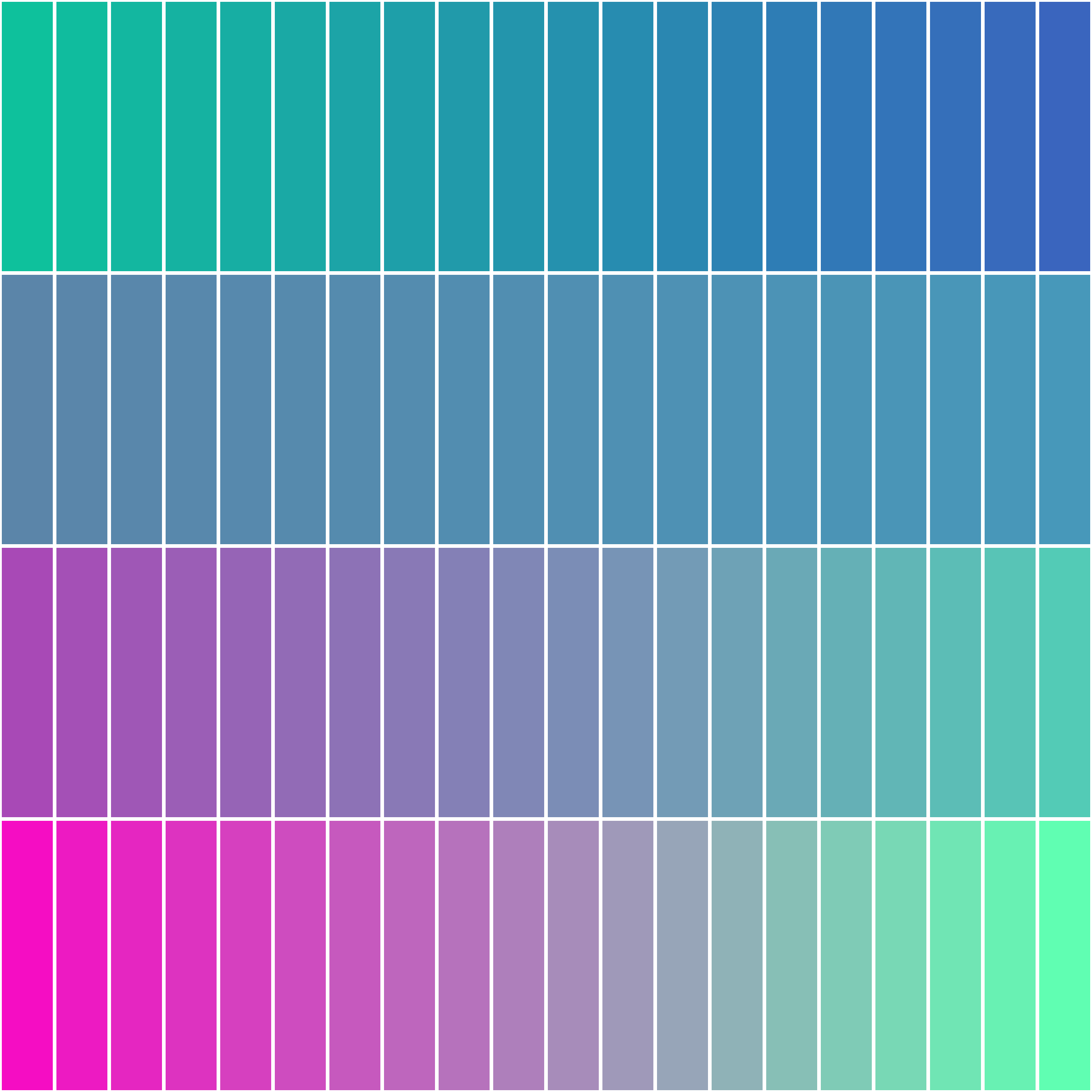 Art Blocks - Art Blocks v2 - Color Study #1273 - NFT # 16001273