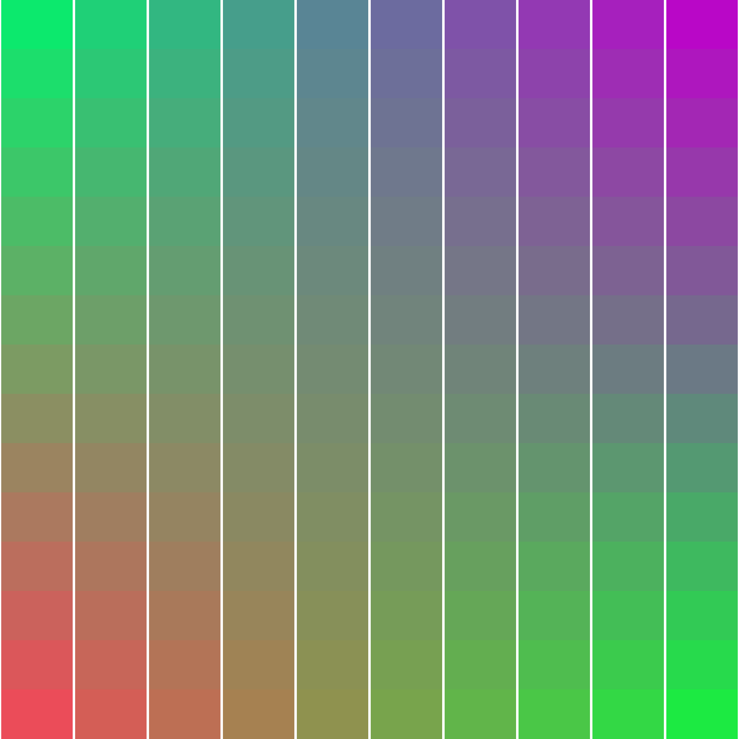 Art Blocks - Art Blocks v2 - Color Study #1295 - NFT # 16001295