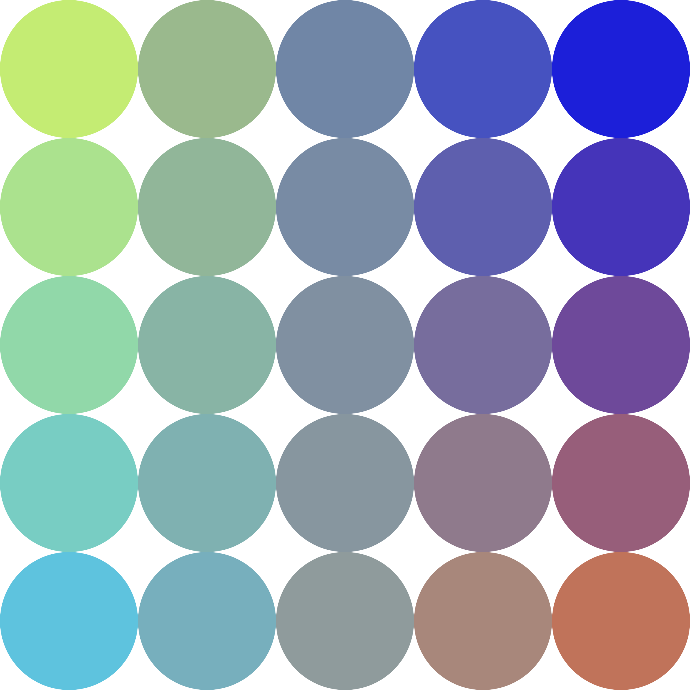 Art Blocks - Art Blocks v2 - Color Study #1352 - NFT # 16001352