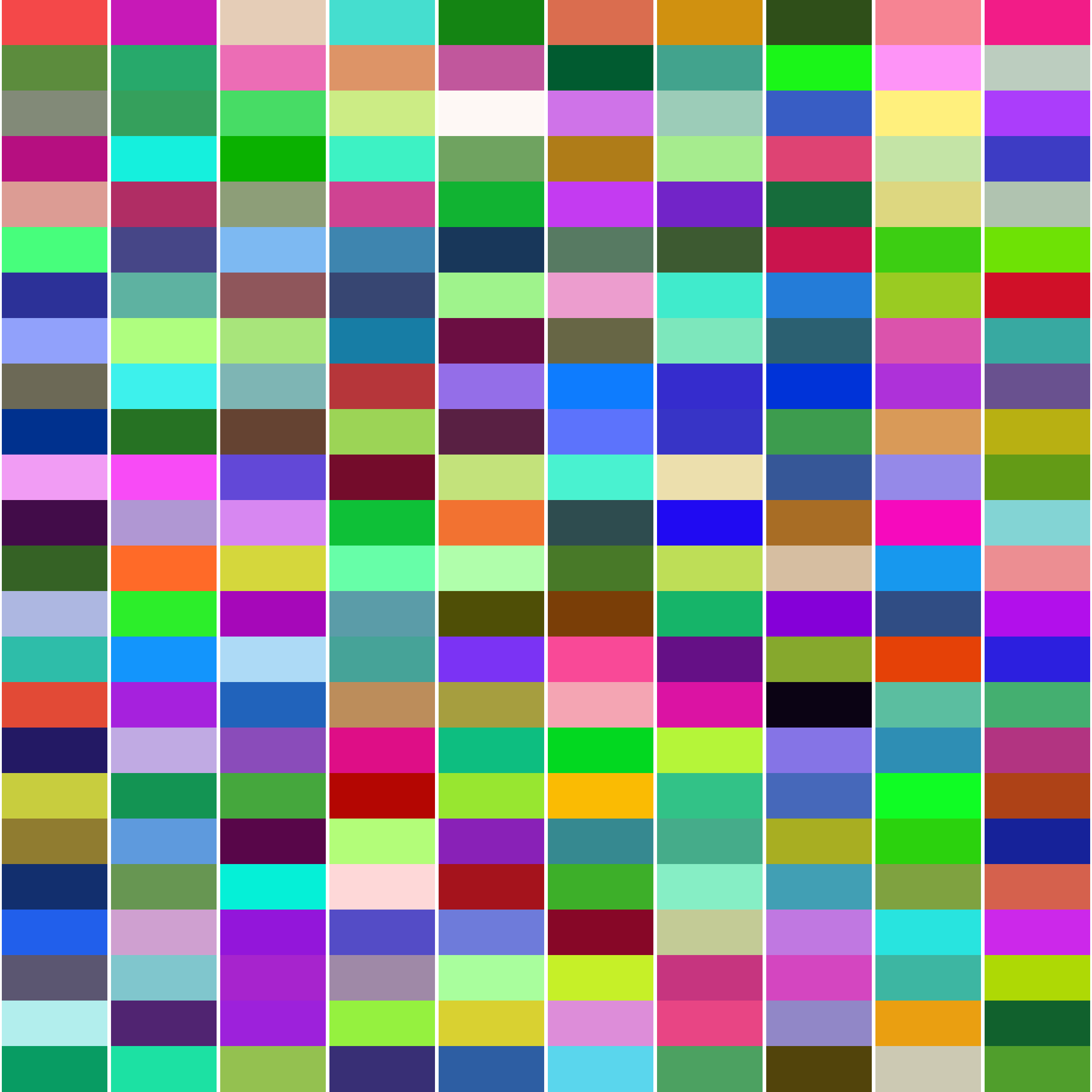 Art Blocks - Art Blocks v2 - Color Study #1408 - NFT # 16001408