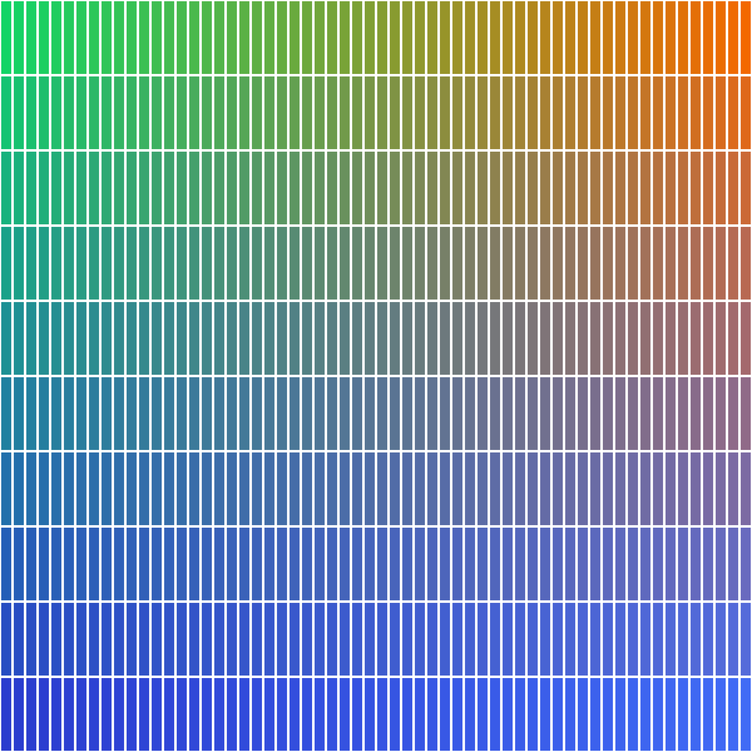 Art Blocks - Art Blocks v2 - Color Study #1457 - NFT # 16001457