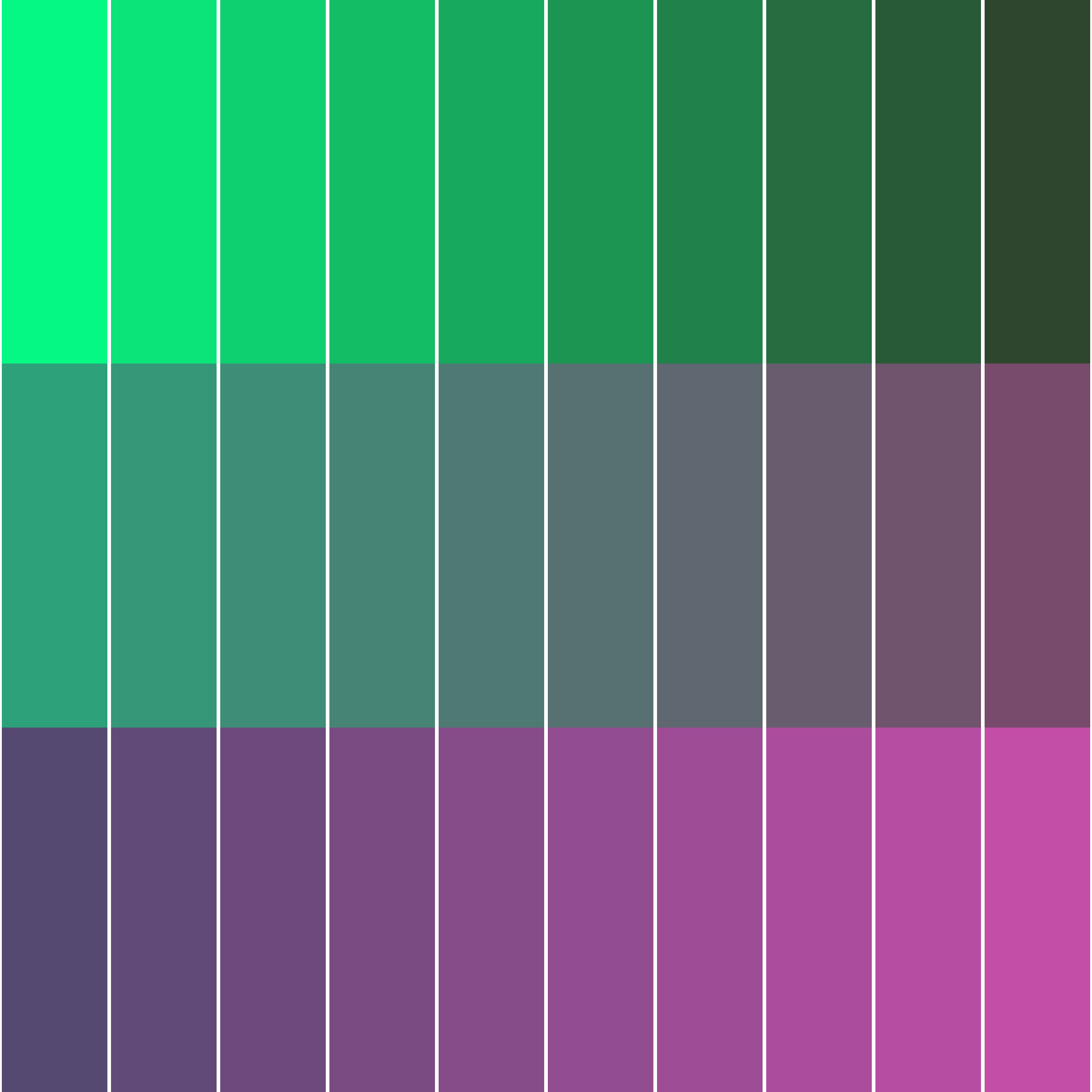 Art Blocks - Art Blocks v2 - Color Study #1468 - NFT # 16001468