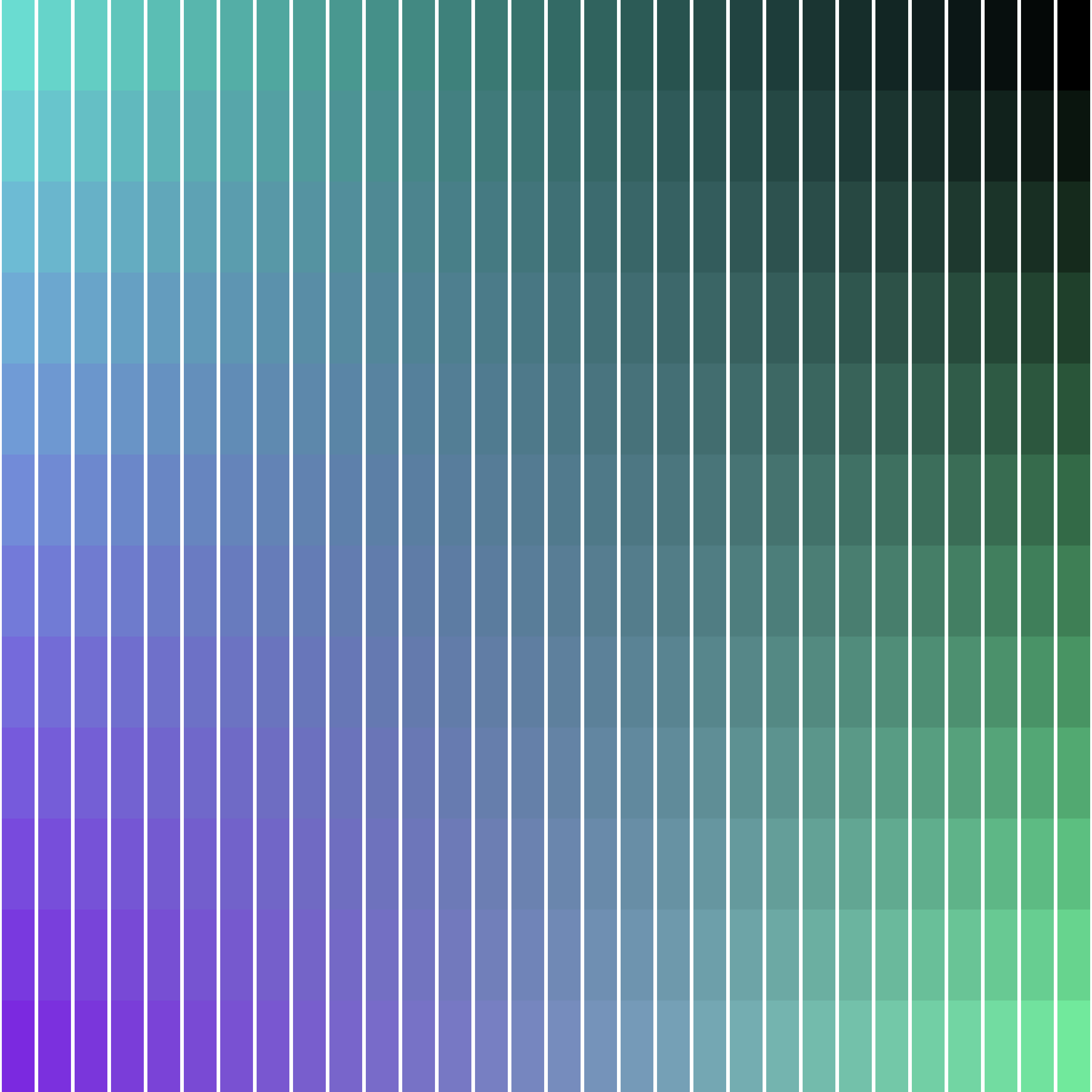 Art Blocks - Art Blocks v2 - Color Study #1534 - NFT # 16001534